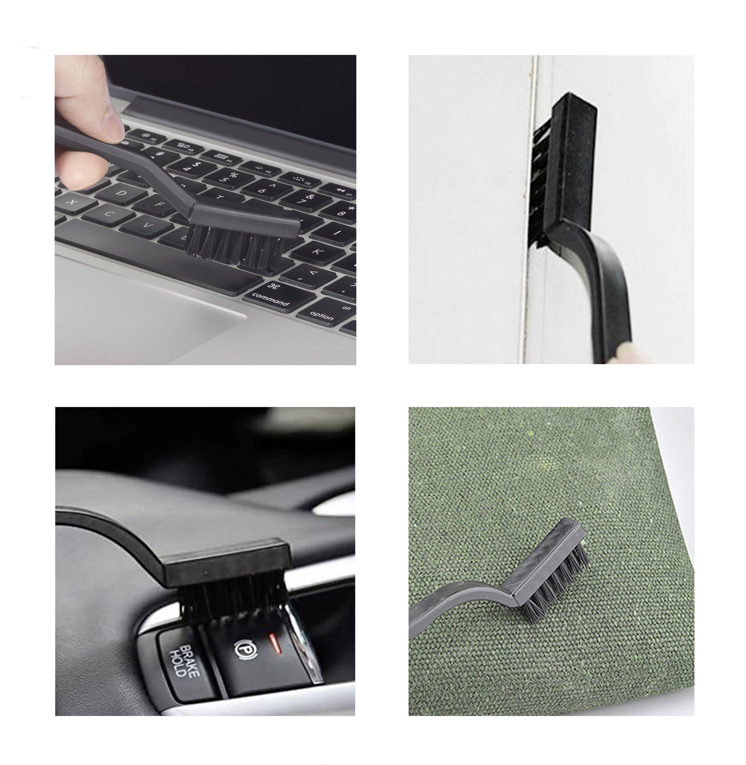 TOOLCRAFT Drahtbürste Edelstahl, Nylon, Messing 170mm 1 Set