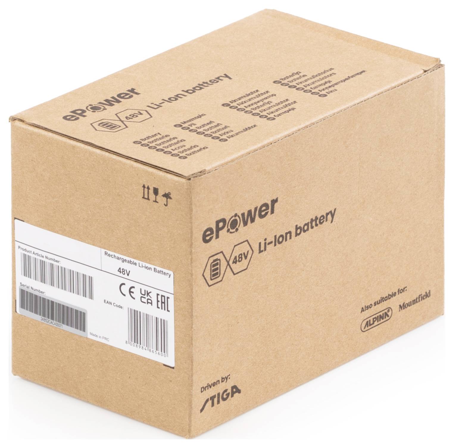 STIGA 274015004/ST1 E 450 Ersatz-Akku 48V 5Ah Li-Ion