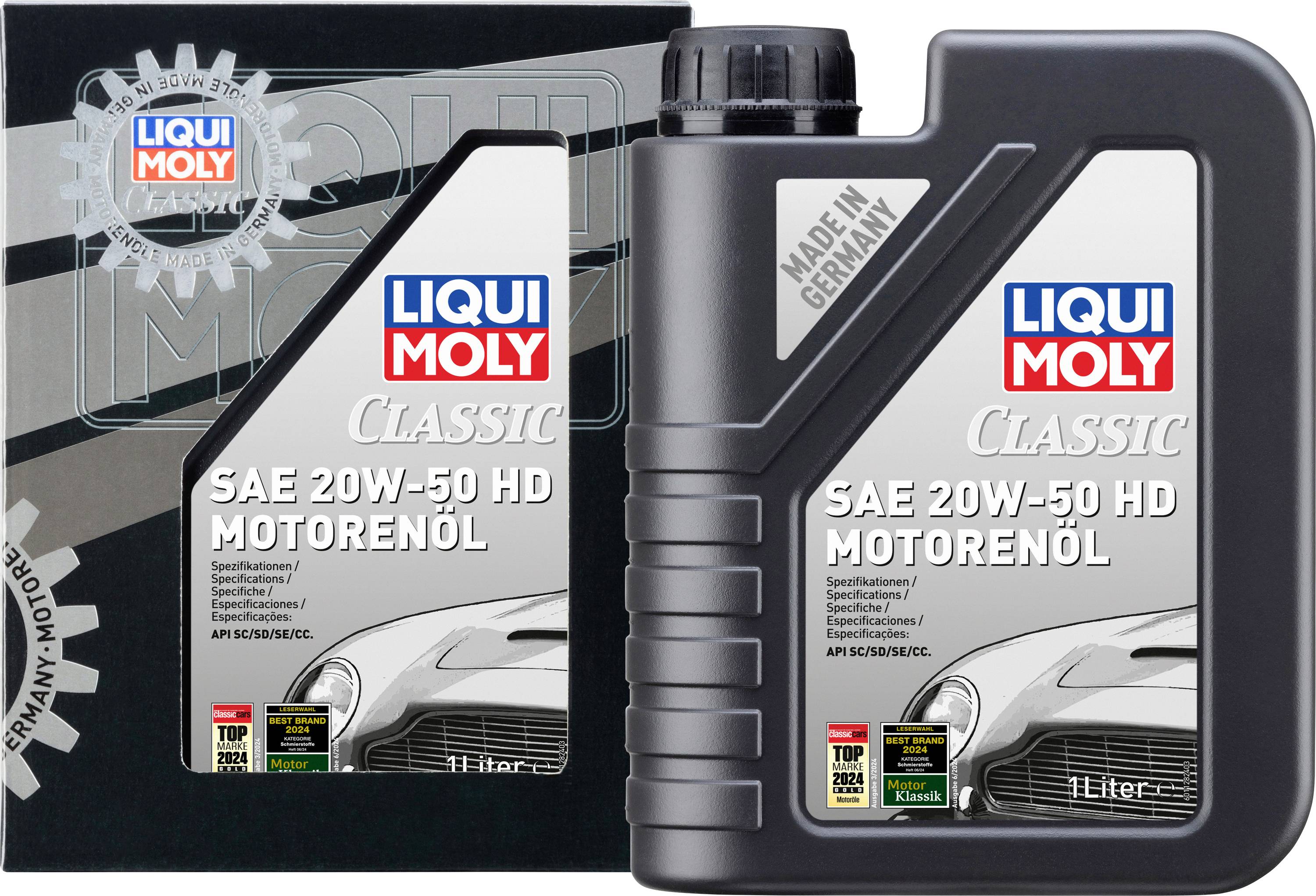 Liqui Moly Classic Motorenöl SAE 20W-50 HD 1128 Motoröl 1l