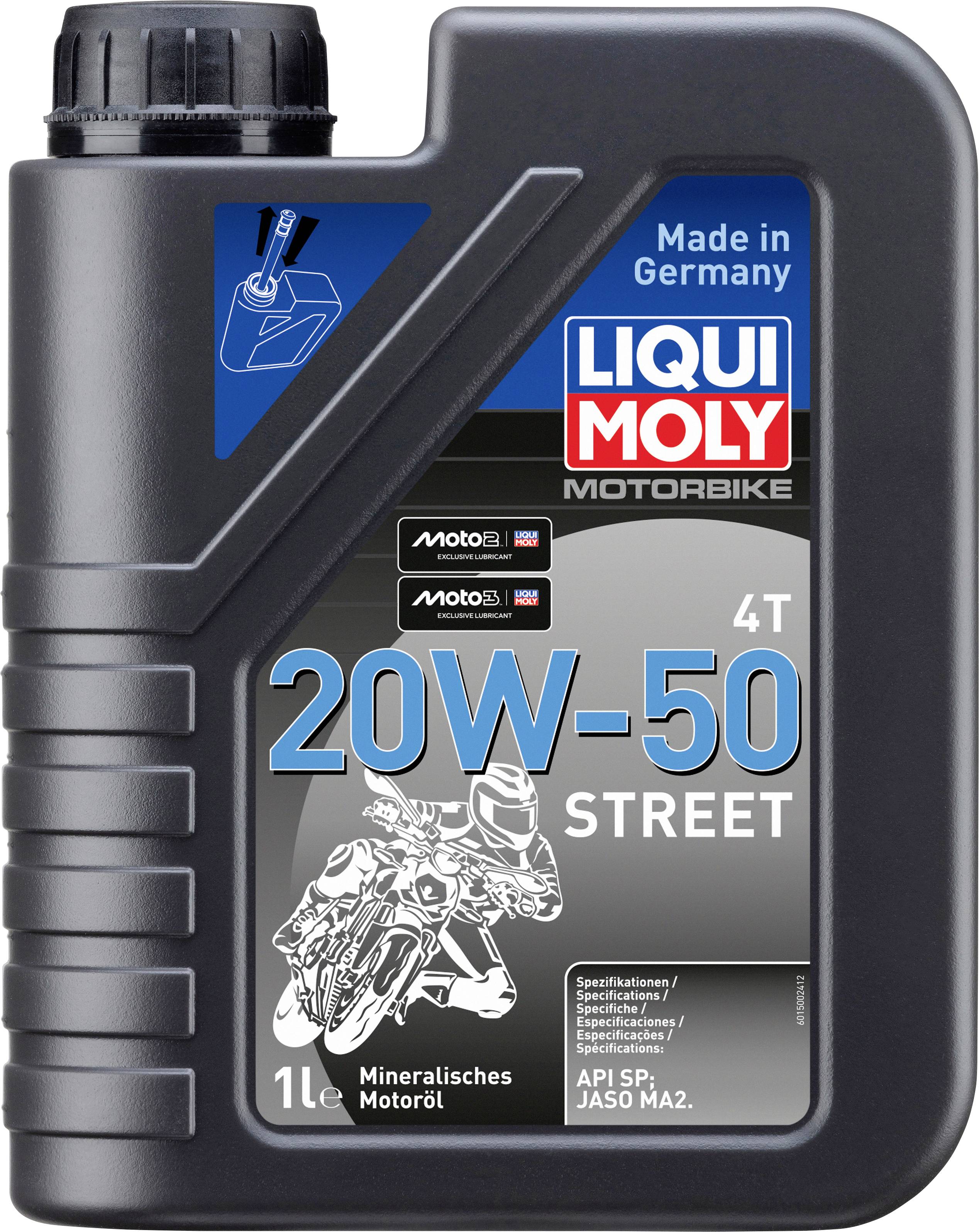 Liqui Moly Motorbike 4T 20W-50 Street 1500 4-Takt-Motoröl 1l
