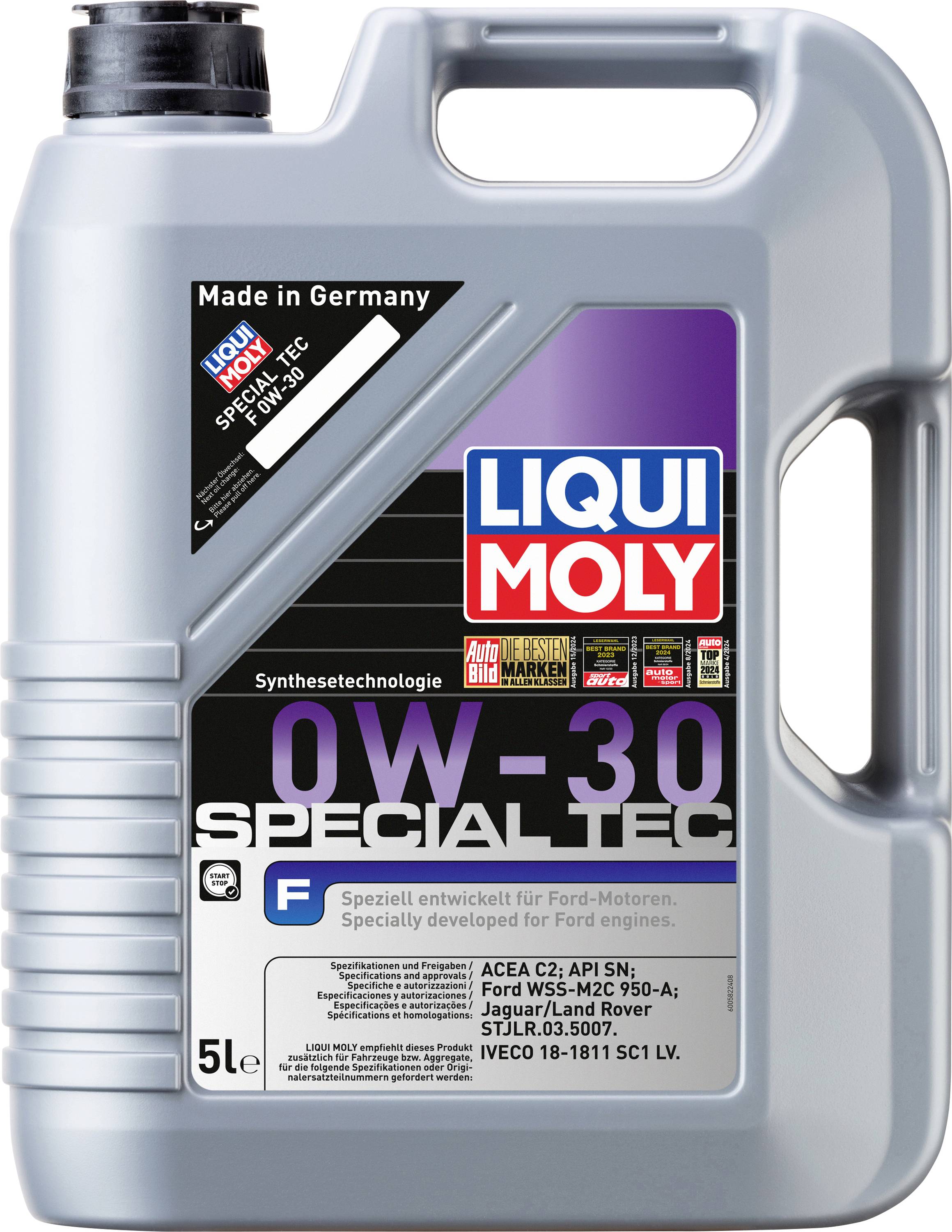 Liqui Moly Special Tec F 0W-30 20723 Motoröl 5l