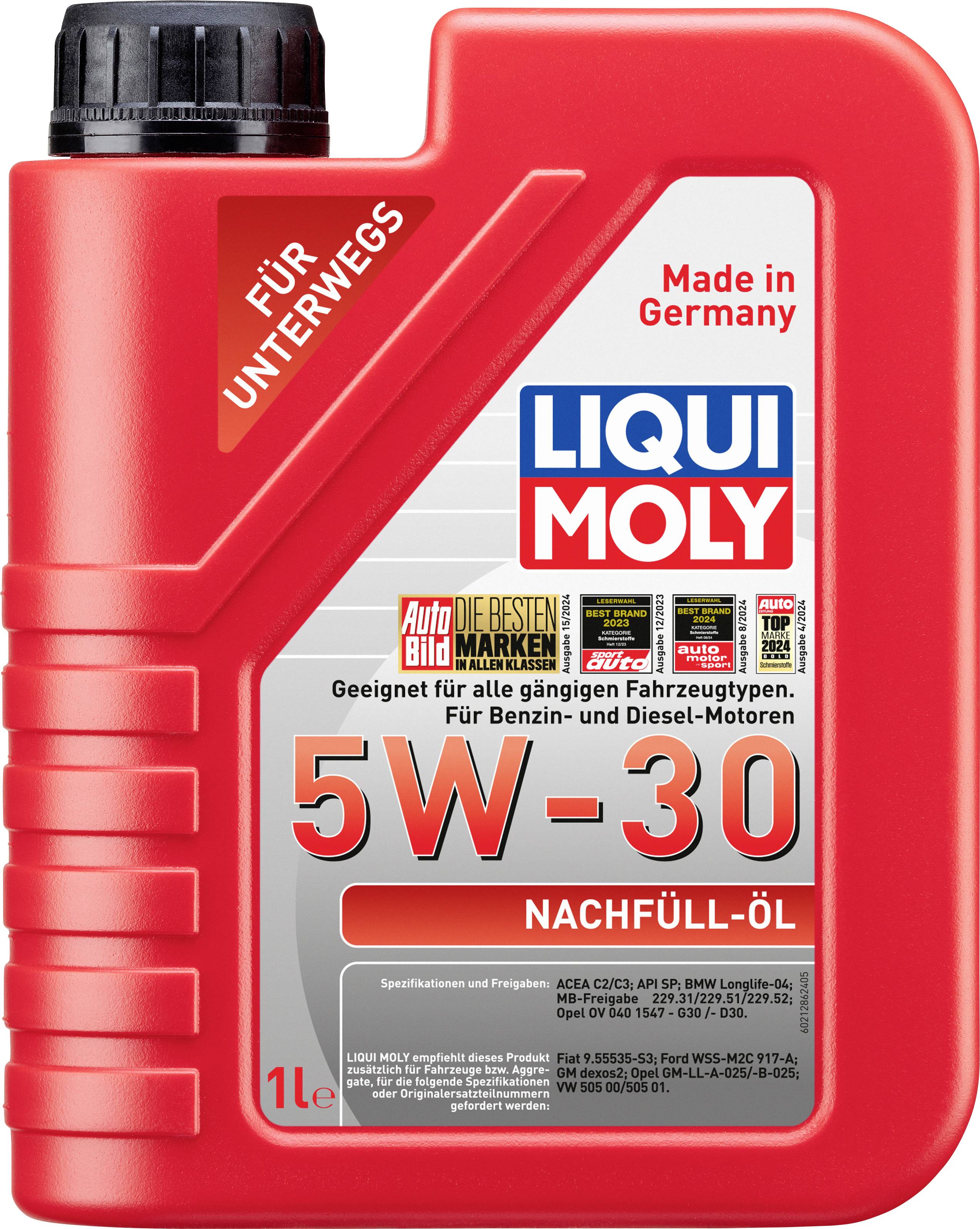Liqui Moly Nachfüll-Öl 5W-30 21286 Motoröl 1l