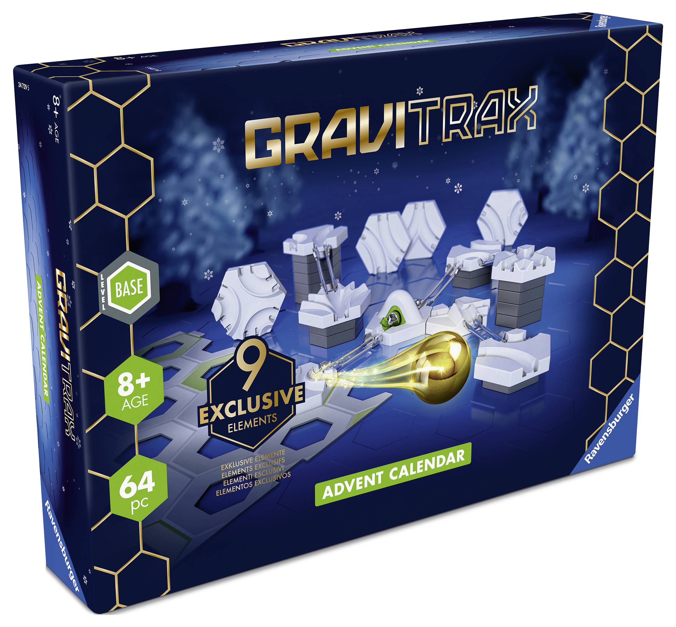 Ravensburger GraviTrax Advent Calendar Slopes Spielwaren Adventskalender Altersklasse ab 8 Jahre