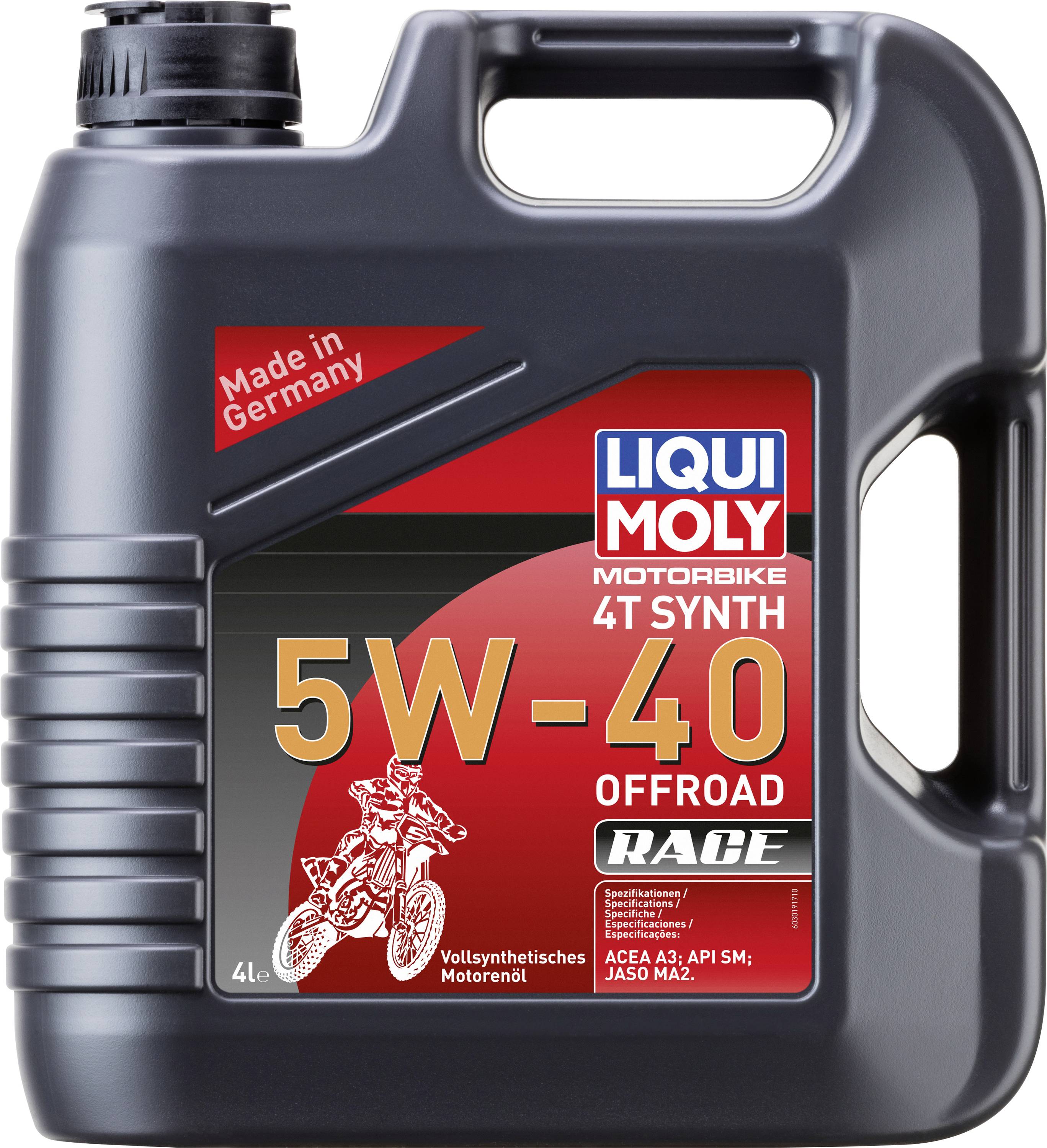 Liqui Moly Motorbike 4T Synth 5W-40 Offroad Race 3019 4-Takt-Motoröl 4l