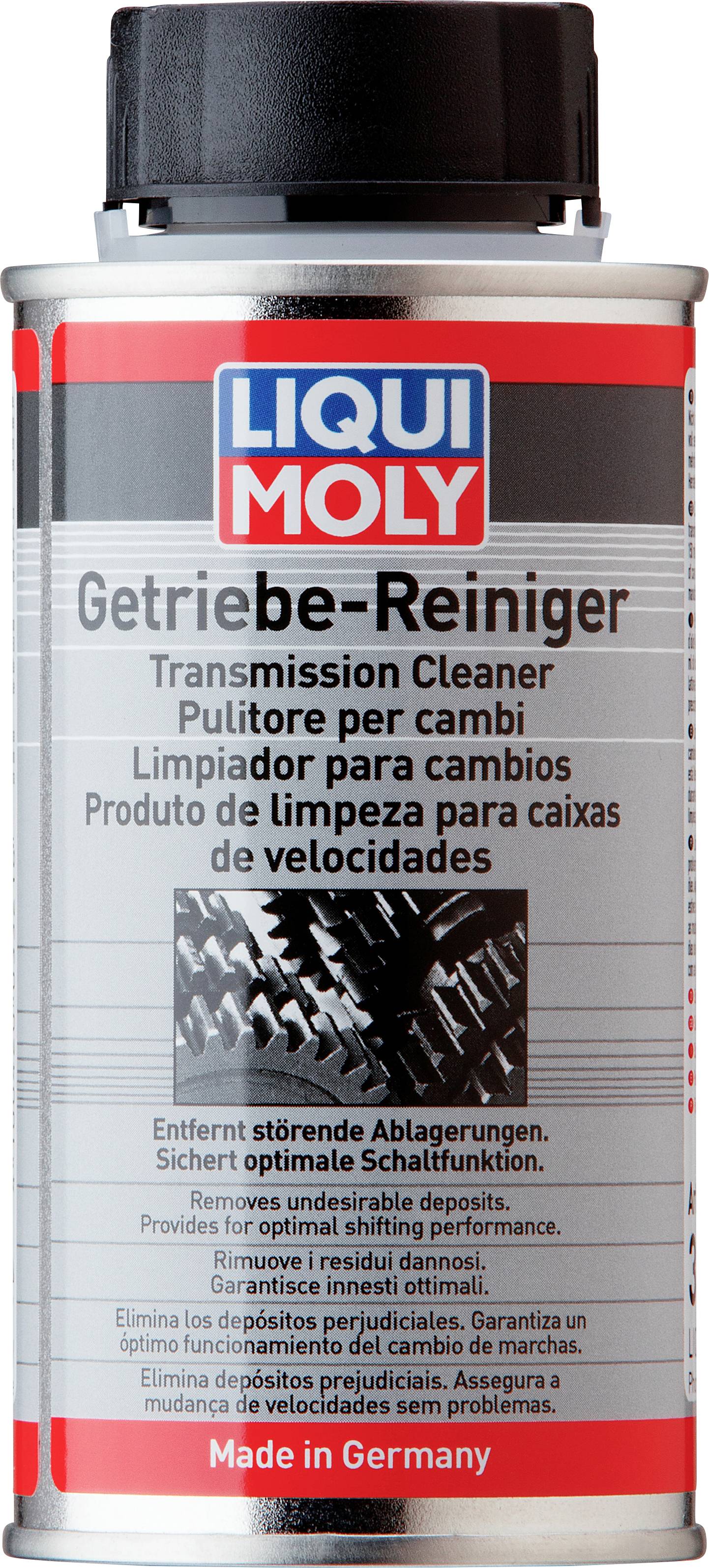 Liqui Moly Getriebe-Reiniger, eine Dose zur Reinigung von Getrieben, entfernt Ablagerungen und sorgt für optimale Schaltfunktion.