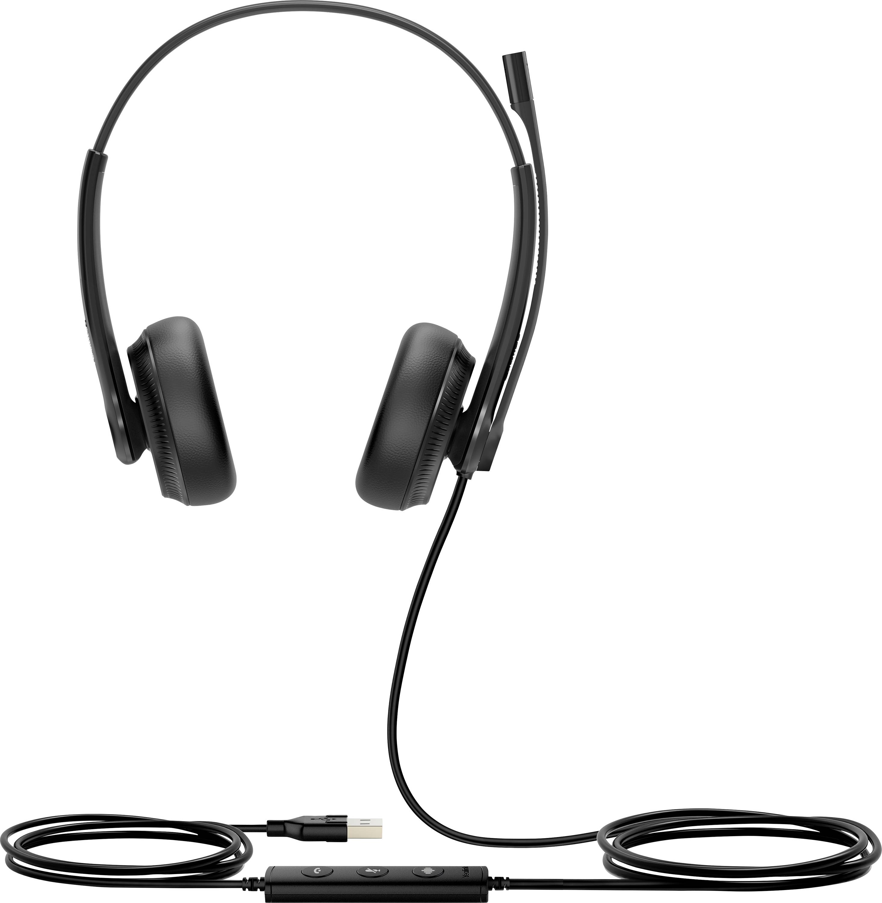 Yealink USB Headset UH34 Dual UC On Ear Headset Schwarz