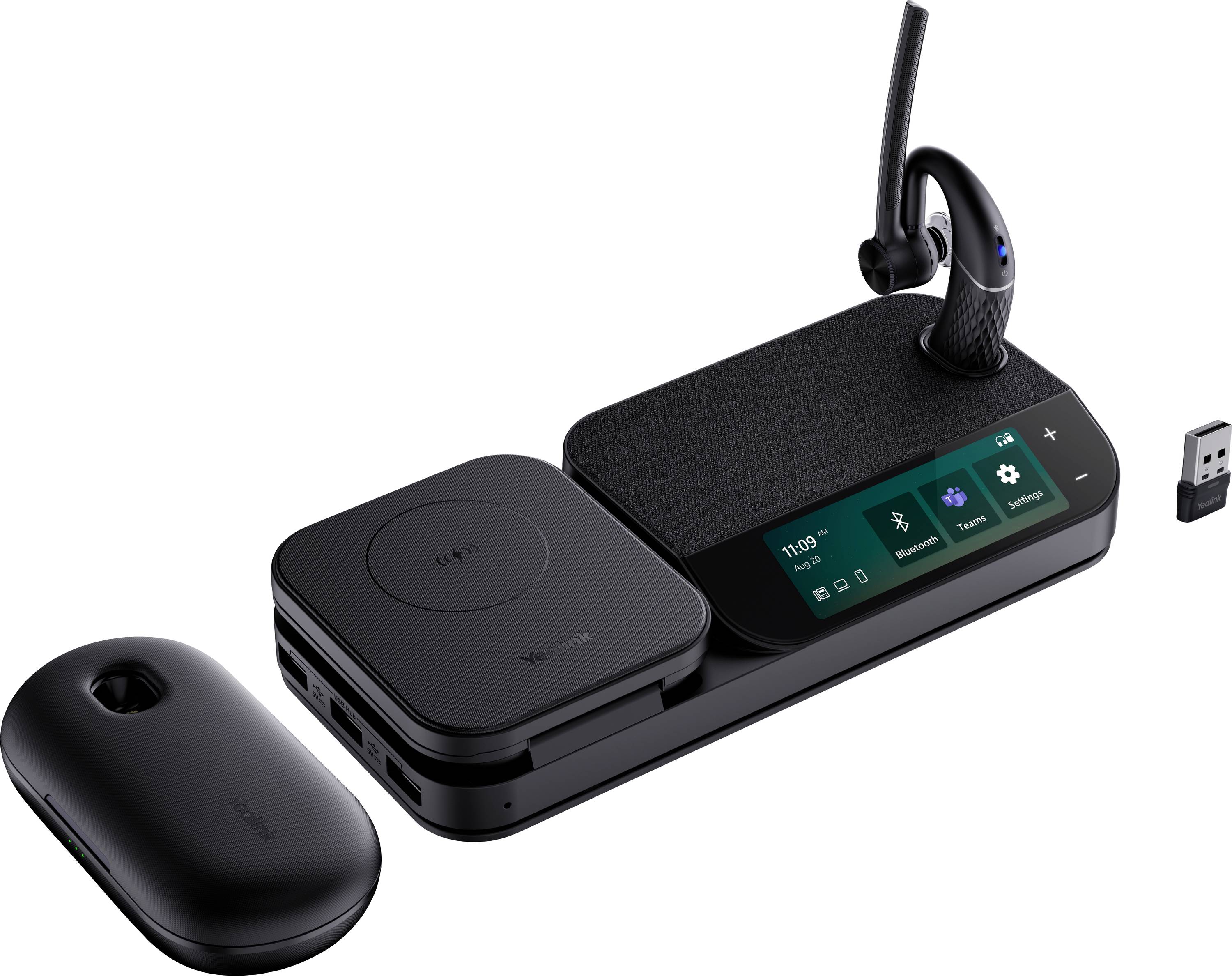 Yealink BH71 Workstation Pro On Ear Headset Schwarz