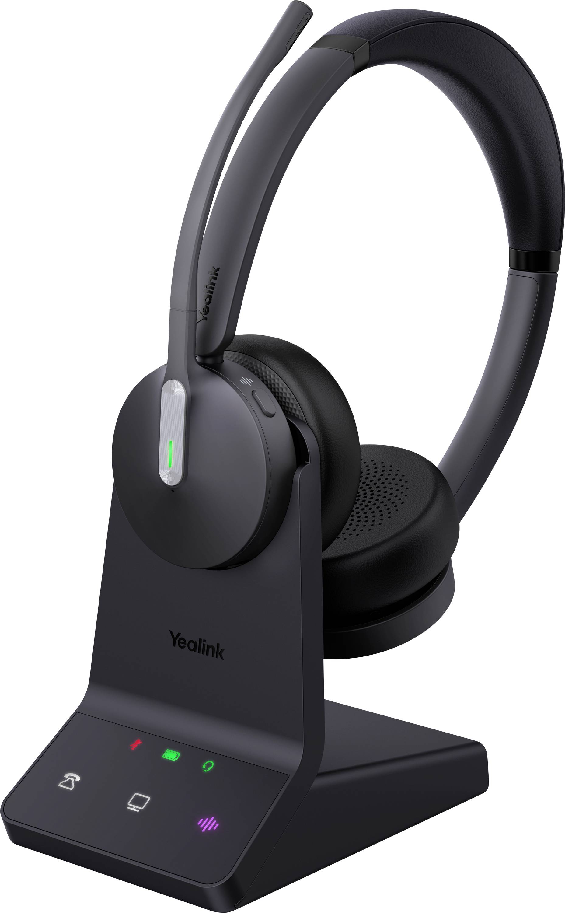 Yealink Headset WH64 Dual UC On Ear Headset Schwarz