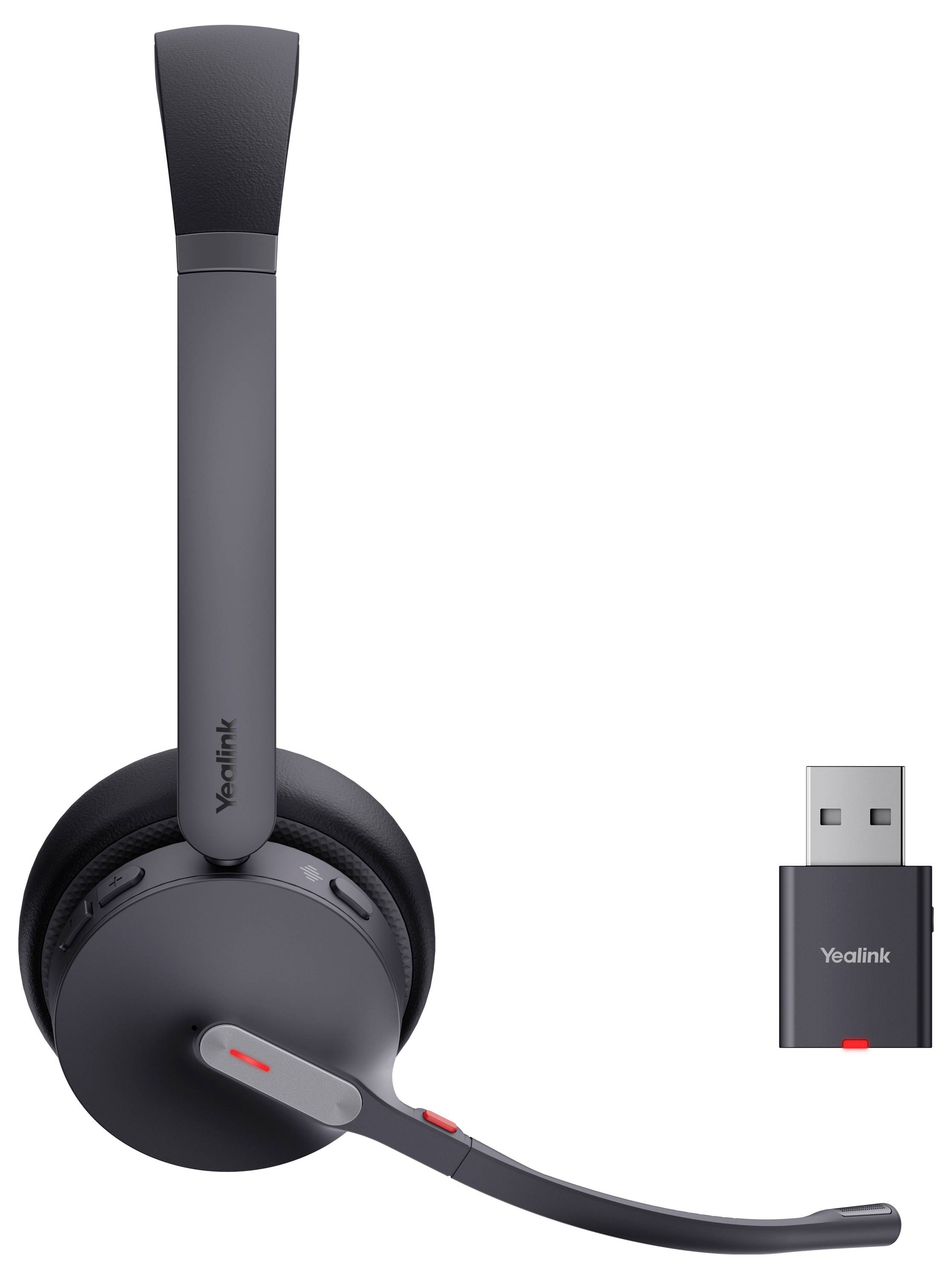 Yealink Headset WH64 Hybrid Dual UC On Ear Headset Schwarz