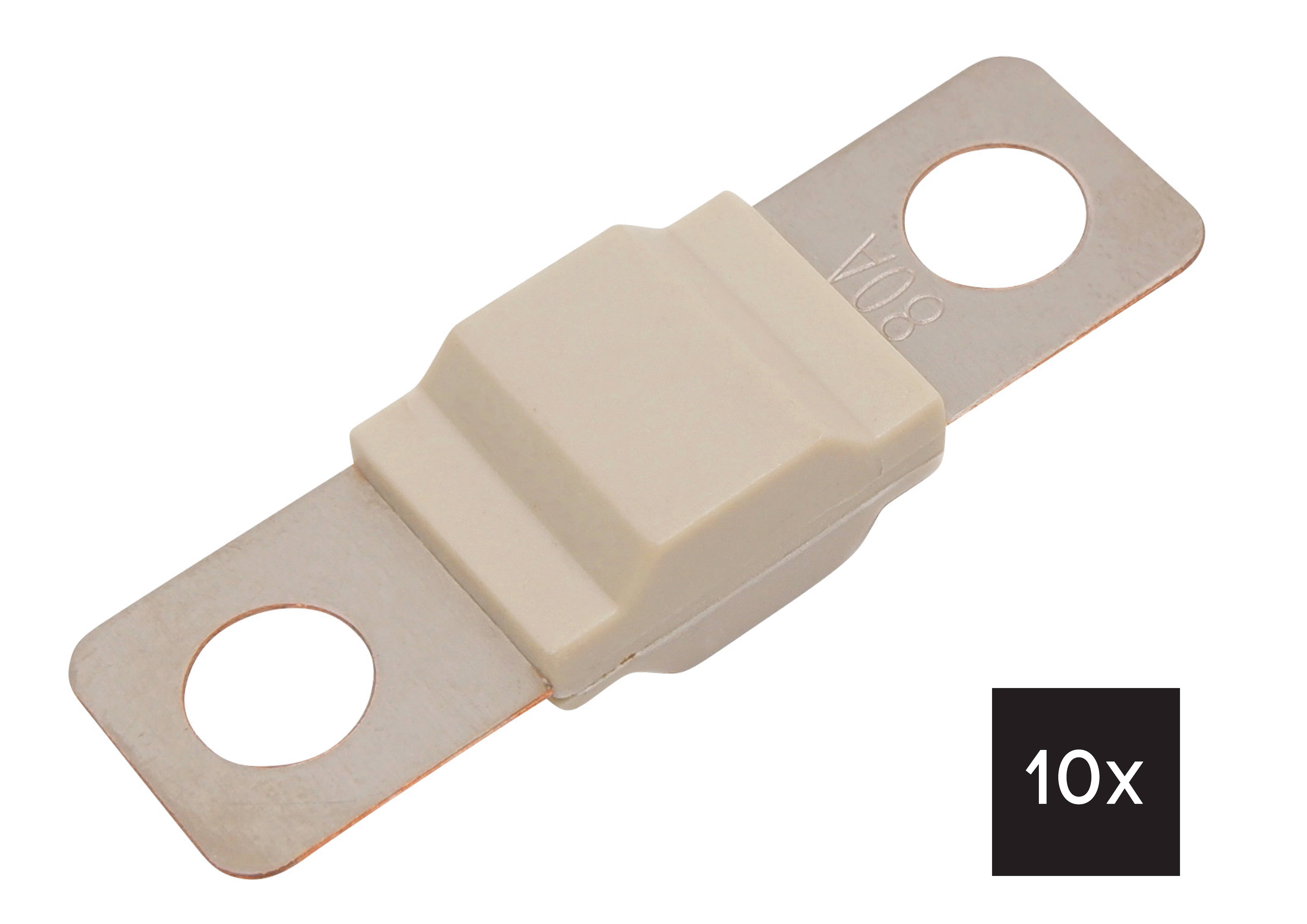 TRU COMPONENTS TC-13545892 Sicherung 80A 80 V/DC Inhalt 10 St. Bulk