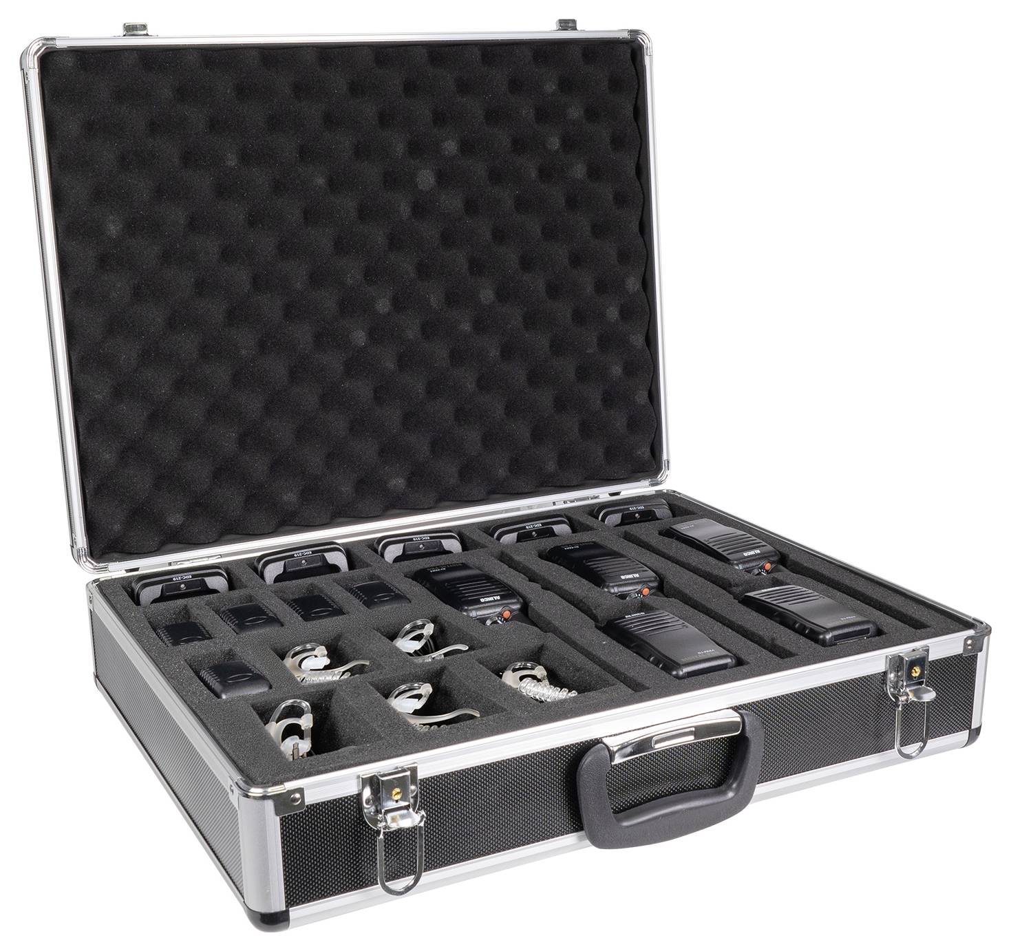 Alinco Team-Set DJ-PAX-4 + KEP-24-VK 150097 PMR-Handfunkgerät 5er Set