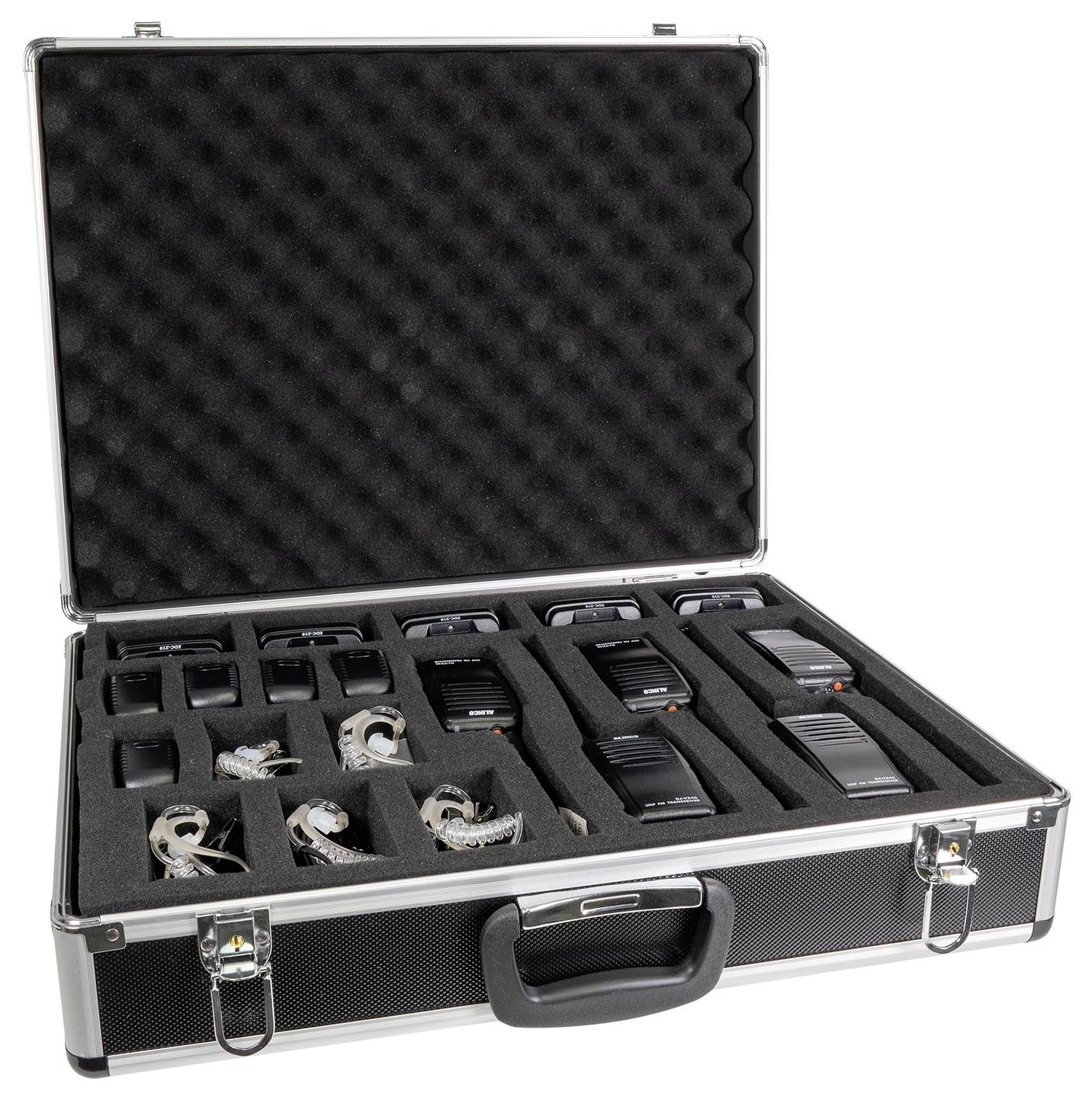 Alinco Team-Set DJ-VX-46 + KEP-24-AL 150101 PMR-Handfunkgerät 5er Set