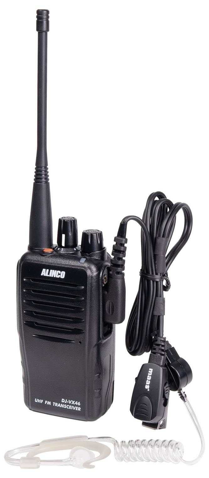 Alinco Team-Set DJ-VX-46 + KEP-24-AL 150101 PMR-Handfunkgerät 5er Set