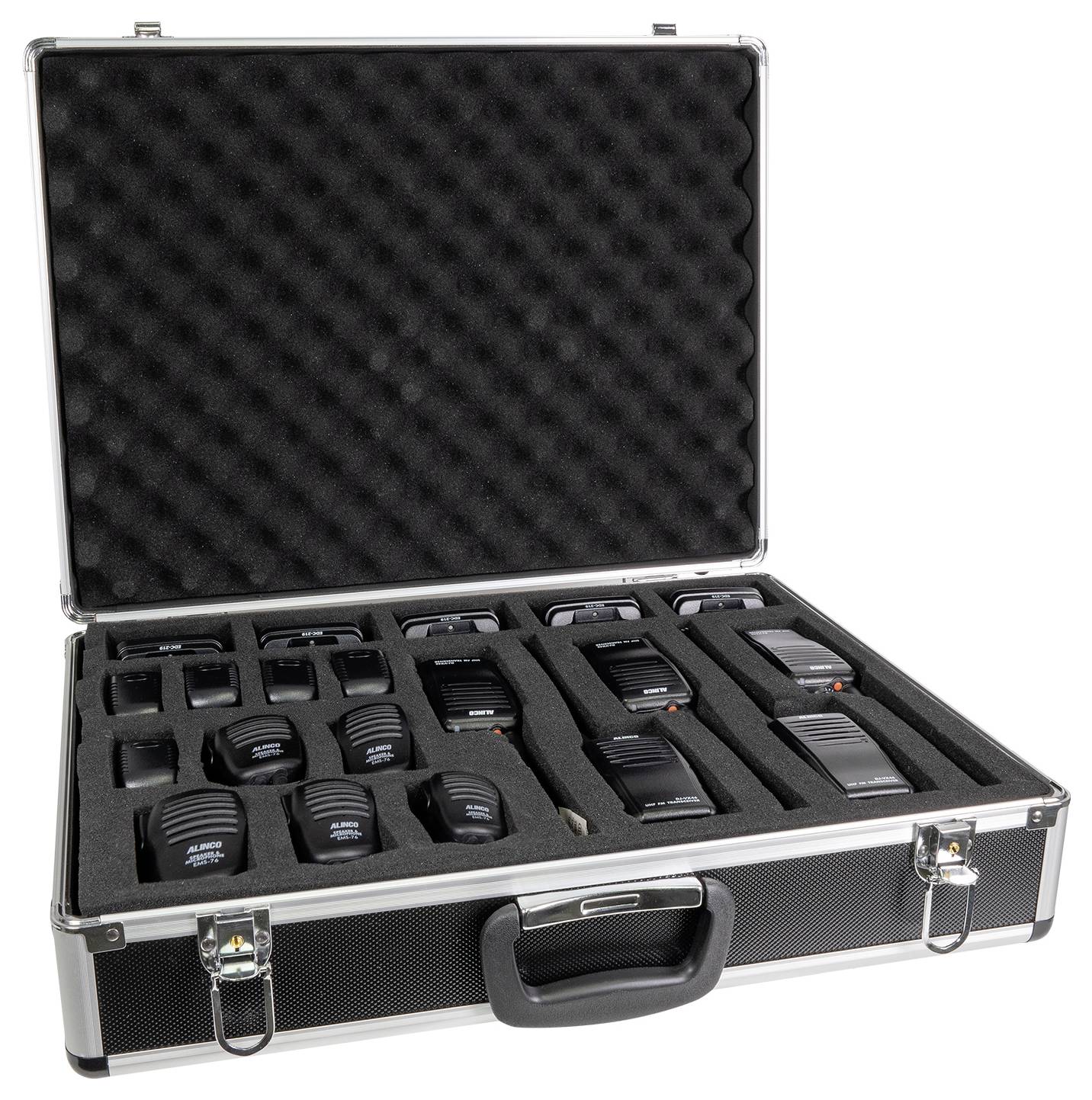 Alinco Team-Set DJ-VX-46 + EMS-76 150102 PMR-Handfunkgerät 5er Set