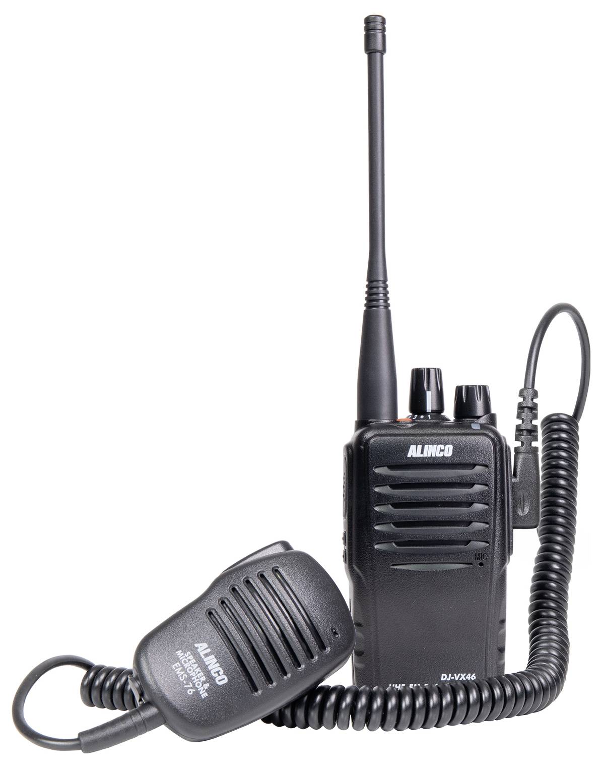 Alinco Team-Set DJ-VX-46 + EMS-76 150102 PMR-Handfunkgerät 5er Set