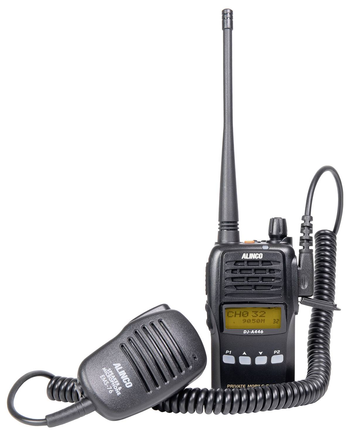 Alinco Team-Set DJ-A-446 EMS-76 150106 PMR-Handfunkgerät 5er Set