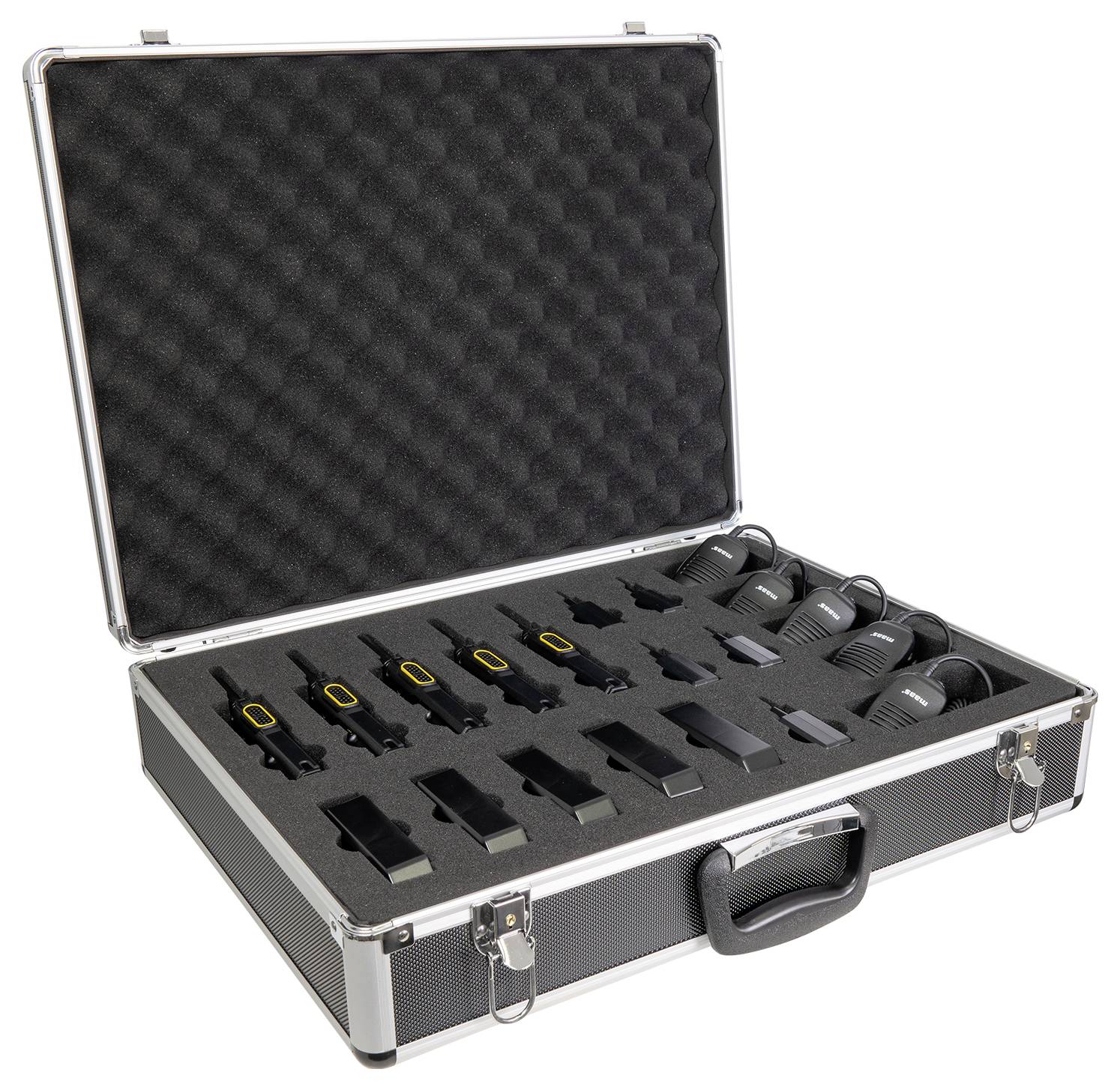 MAAS Elektronik Team-Set PT-375 KEP-360-K 150112 PMR-Handfunkgerät 5er Set