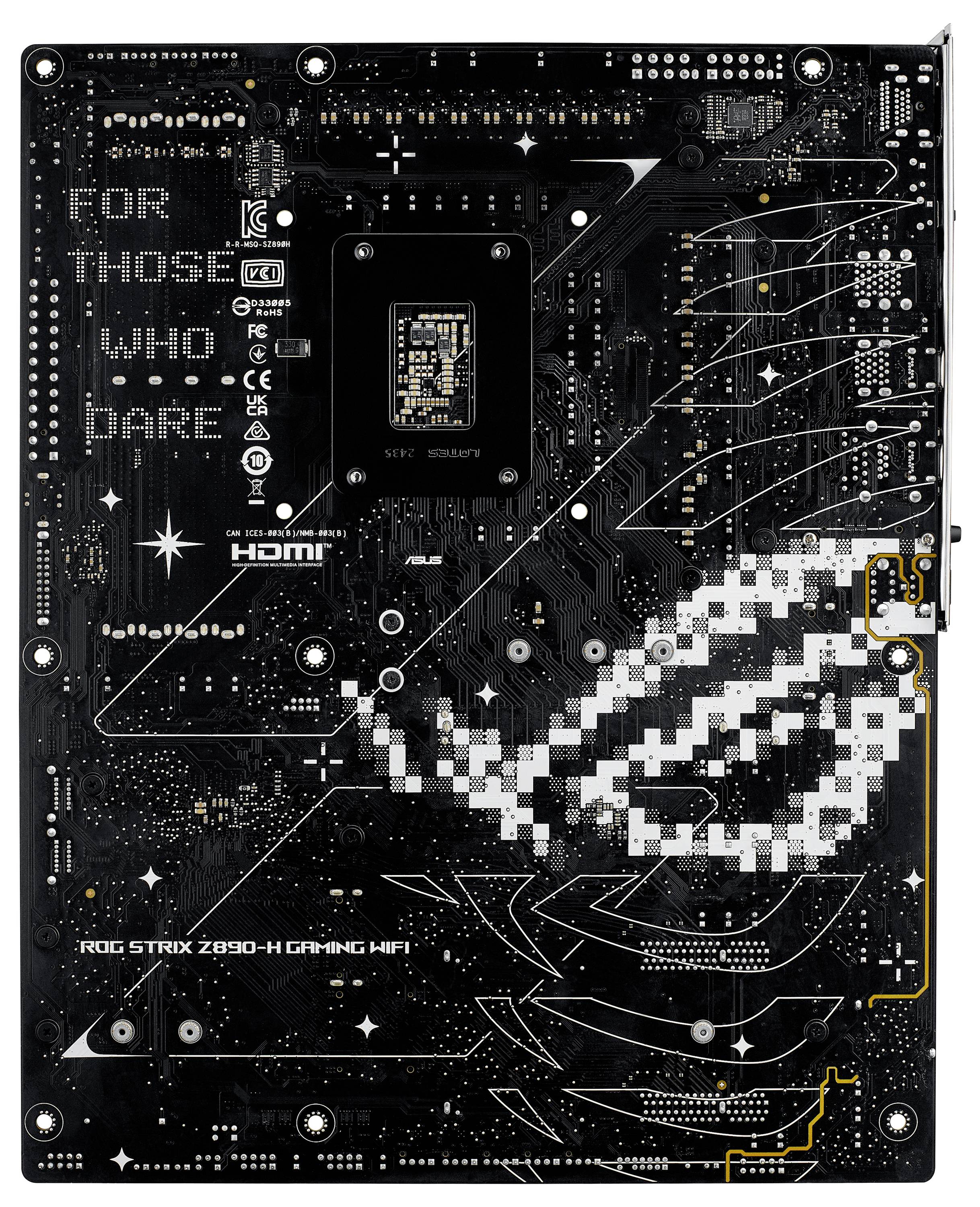 Asus MB ROG STRIX Z890-H GAMING WIFI Mainboard Sockel (PC) Intel® LGA 1851 Formfaktor (Details) ATX Mainboard-Chipsatz Intel® Z890