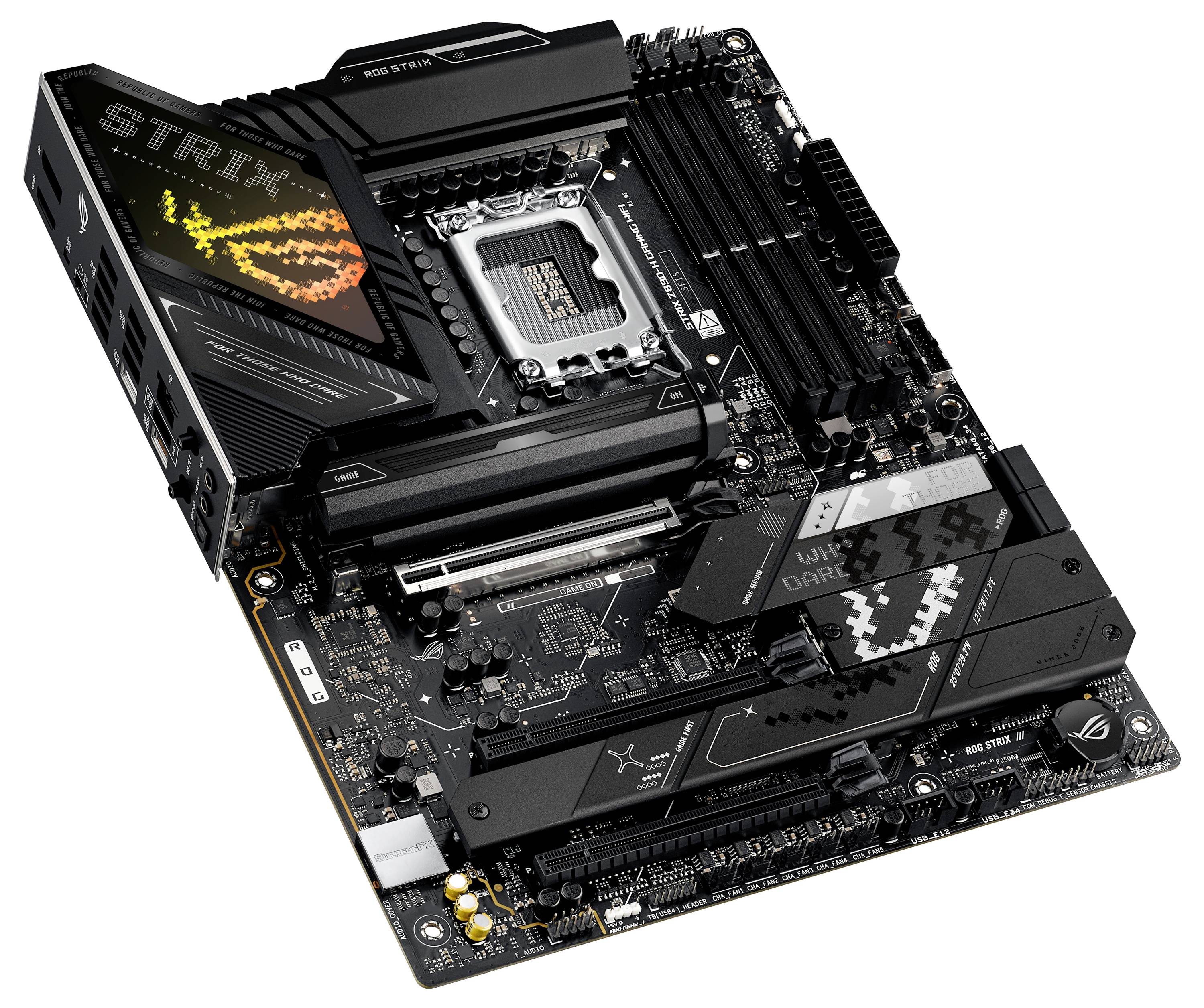 Asus MB ROG STRIX Z890-H GAMING WIFI Mainboard Sockel (PC) Intel® LGA 1851 Formfaktor (Details) ATX Mainboard-Chipsatz Intel® Z890