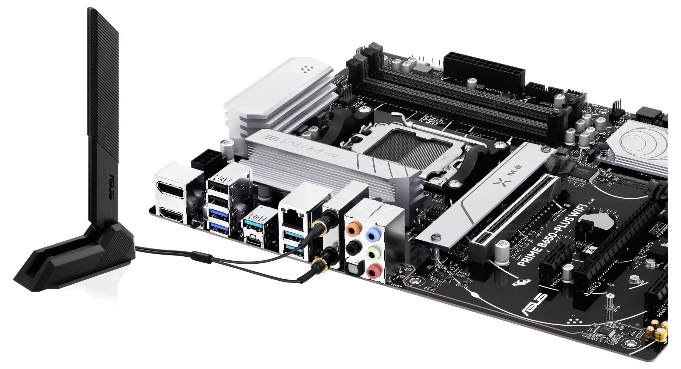 Asus MB PRIME B650-PLUS WIFI Mainboard Sockel (PC) AMD® AM5 Formfaktor (Details) ATX Mainboard-Chipsatz AMD® B650