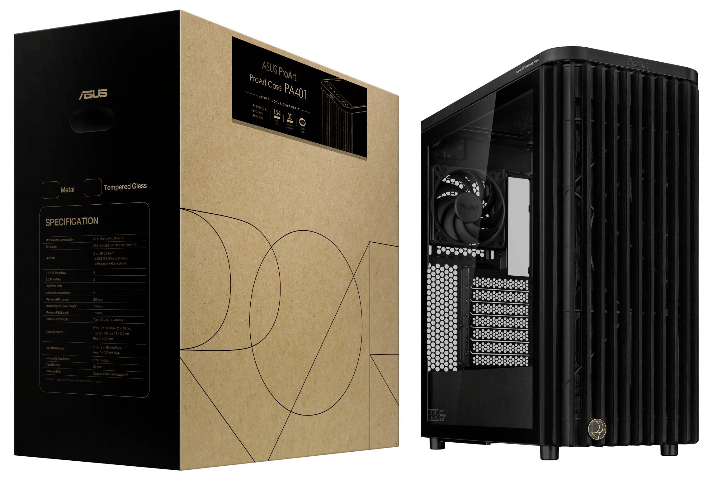 Asus 90DC00M0-B39000 Tower PC-Gehäuse Schwarz