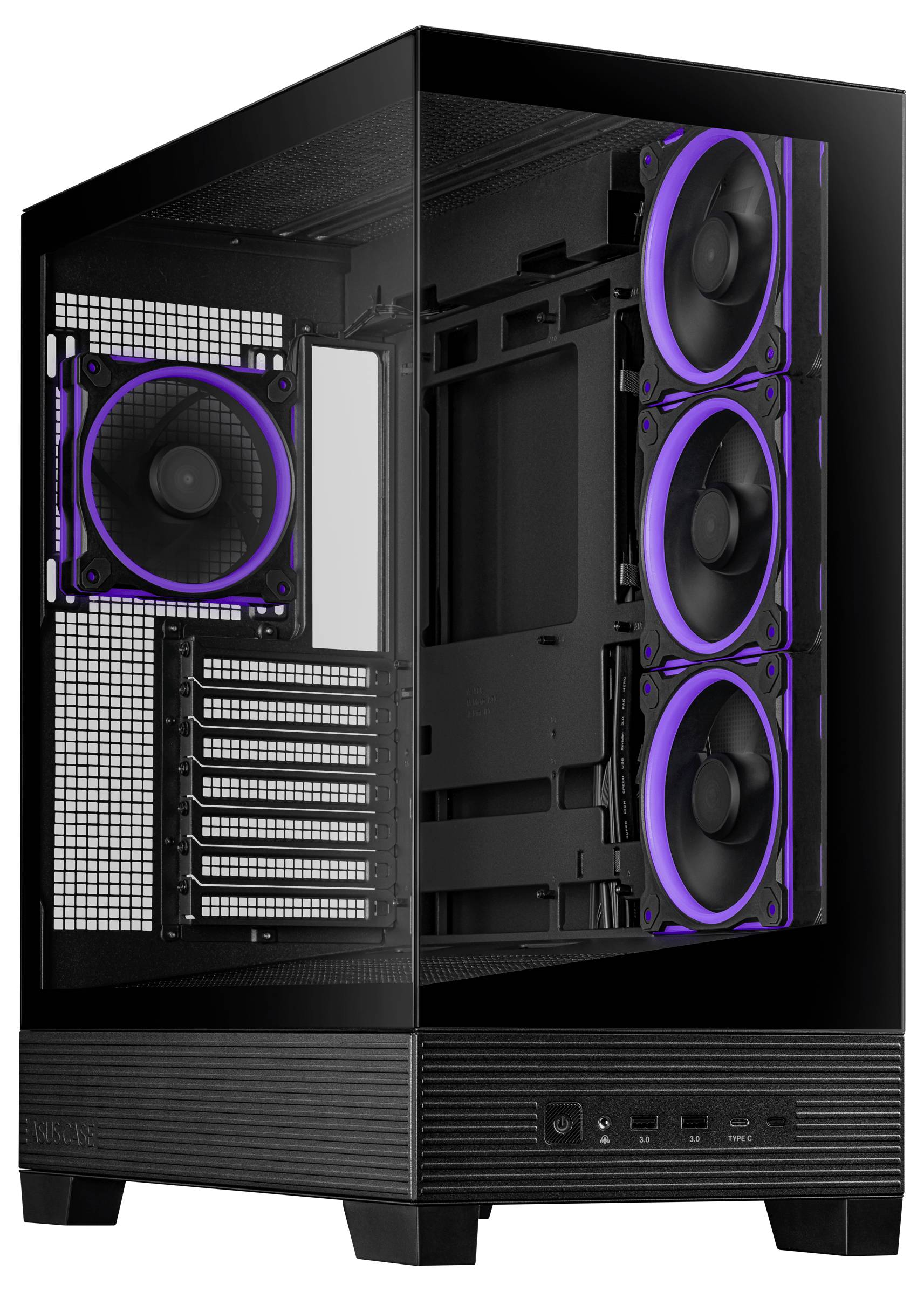 Asus 90DC00R0-B19000 Midi-Tower PC-Gehäuse Schwarz