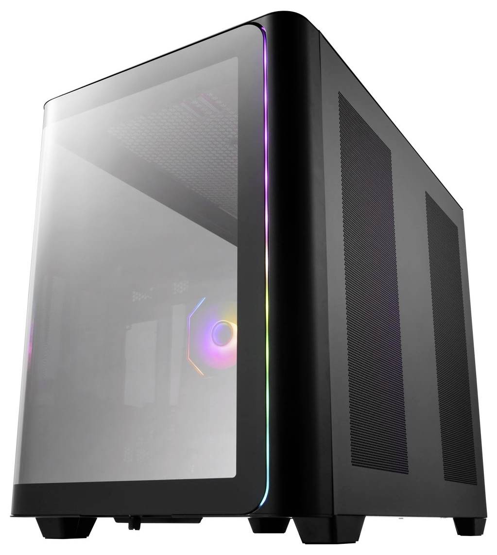 FSP Fortron POC0000254 Midi-Tower Gaming-Gehäuse Schwarz Seitenfenster