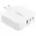 LC Power LC-GAN-100 USB Ladegerät 100W 2x USB-C®, 1x USB-A USB PD 3.0 Weiß Innenbereich GaN, Schnellladegerät, USB Power Delivery LC Power LC-GAN-100 USB Ladegerät 100W 2x USB-C®, 1x USB-A USB PD 3.0 Weiß Innenbereich GaN, Schnellladegerät, USB Power Delivery
