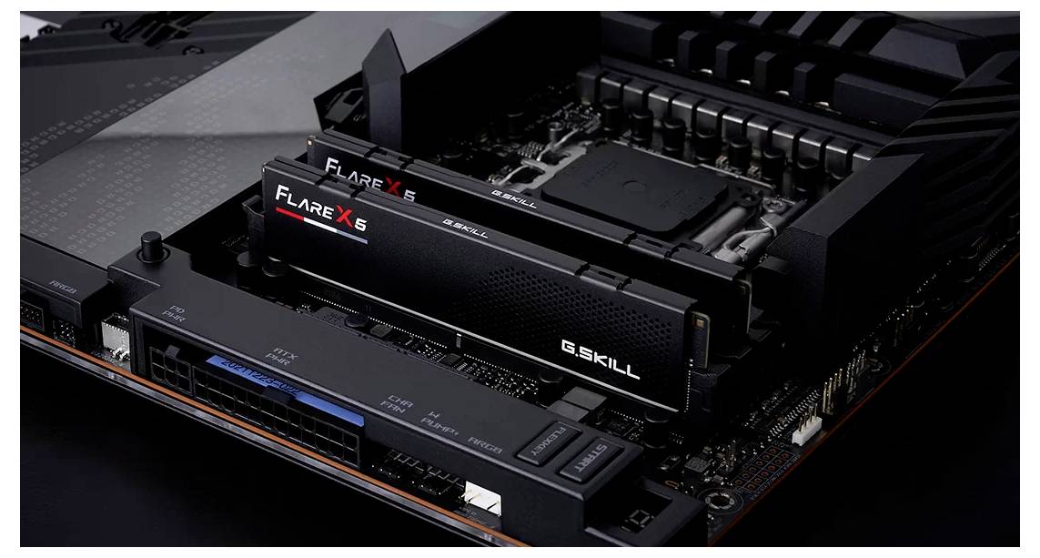 G.Skill F5-5200J4040A32GX2-FX5 PC-Arbeitsspeicher Kit DDR5 64 GB 2 x 32 GB Non-ECC CL40 F5-5200J4040A32GX2-FX5