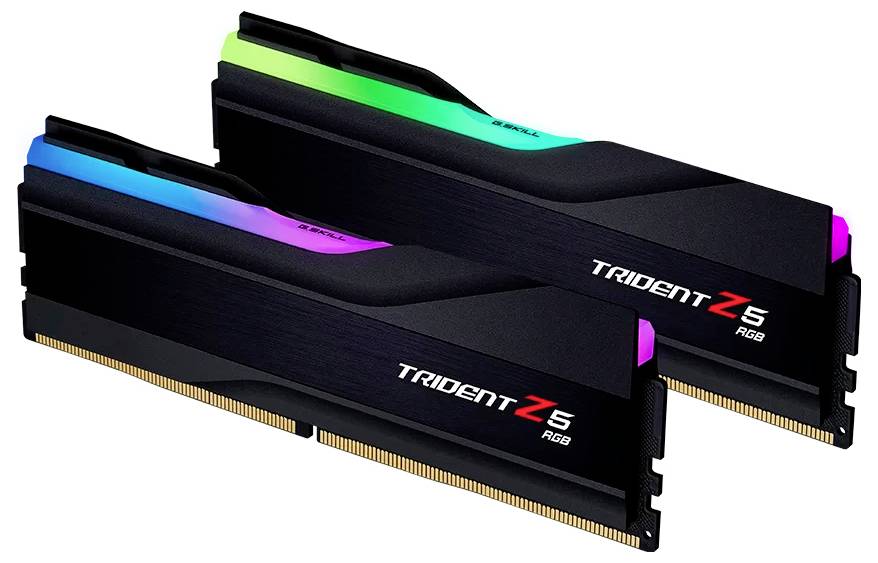 G.Skill F5-6000J2836G32GX2-TZ5RK PC-Arbeitsspeicher Kit DDR5 64GB 2 x 32GB Non-ECC CL28 F5-6000J2836G32GX2-TZ5RK