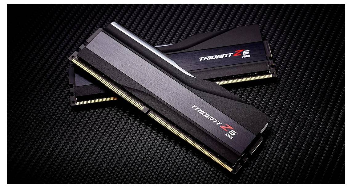 G.Skill F5-6000J2836G32GX2-TZ5RK PC-Arbeitsspeicher Kit DDR5 64GB 2 x 32GB Non-ECC CL28 F5-6000J2836G32GX2-TZ5RK