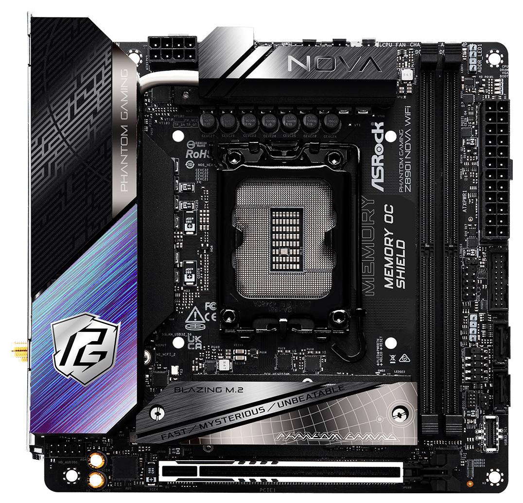 ASRock Z890I Nova Mainboard Sockel (PC) Intel® LGA 1851 Formfaktor (Details) Mini-ATX Mainboard-Chipsatz Intel® Z890