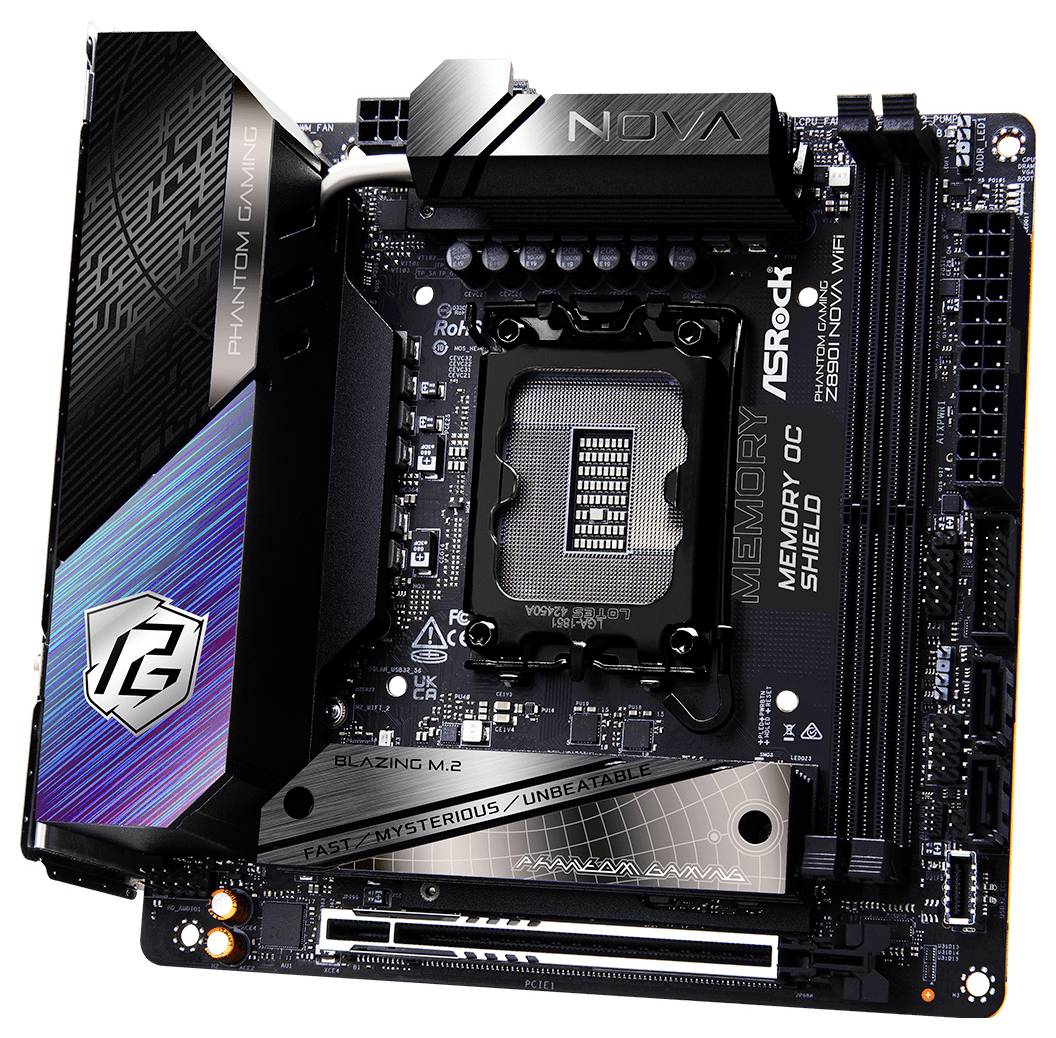 ASRock Z890I Nova Mainboard Sockel (PC) Intel® LGA 1851 Formfaktor (Details) Mini-ATX Mainboard-Chipsatz Intel® Z890