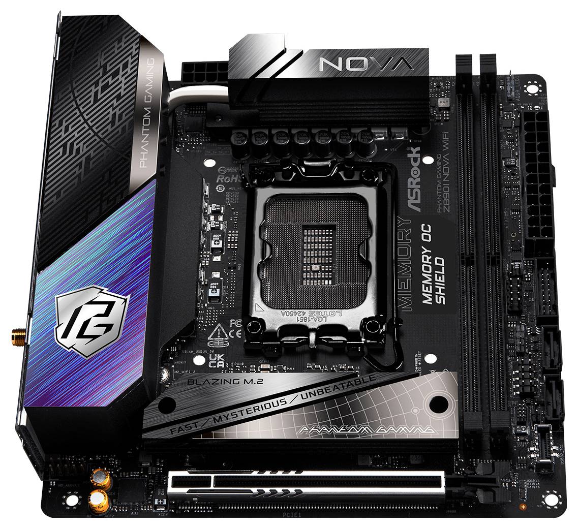 ASRock Z890I Nova Mainboard Sockel (PC) Intel® LGA 1851 Formfaktor (Details) Mini-ATX Mainboard-Chipsatz Intel® Z890