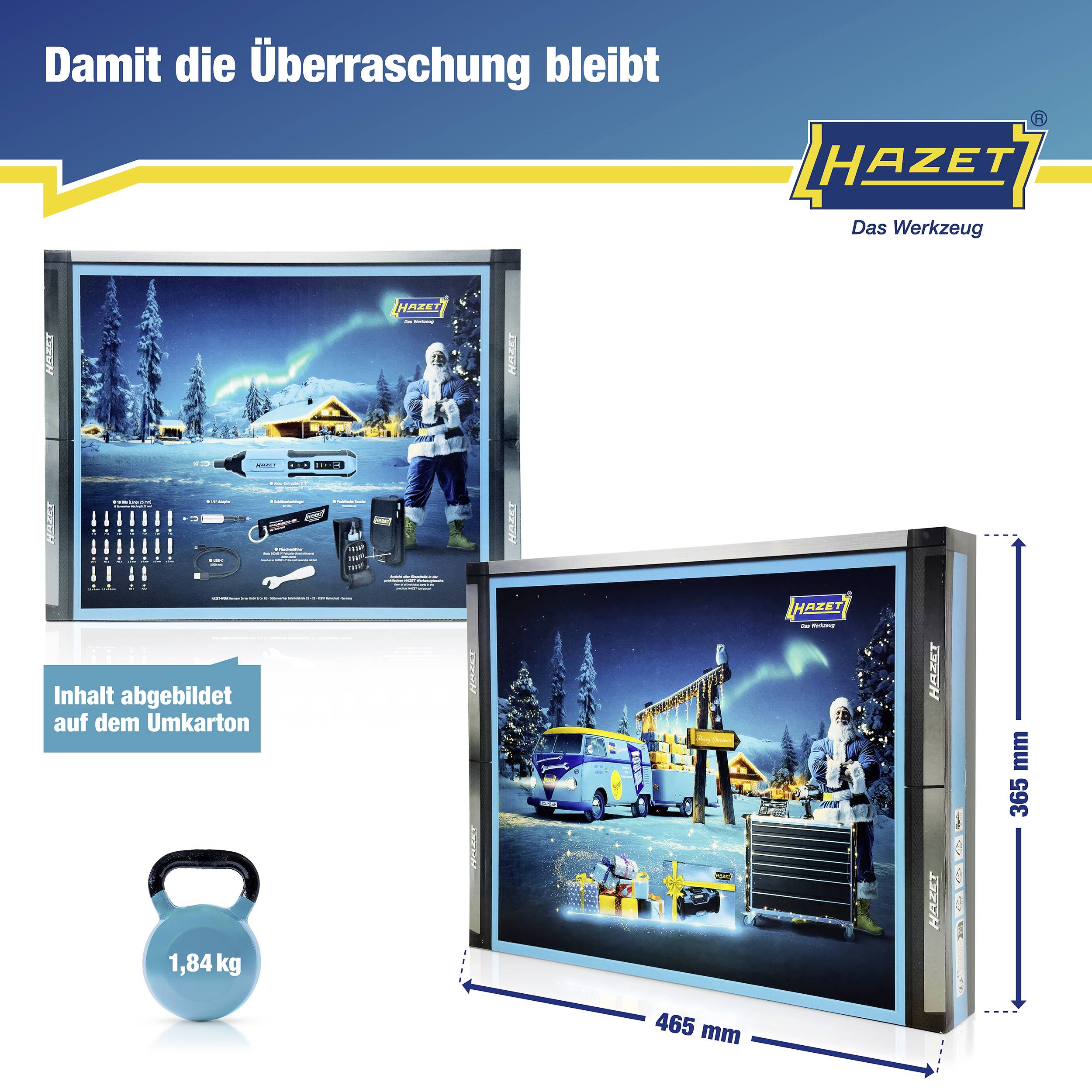 Hazet Werkzeug Adventskalender