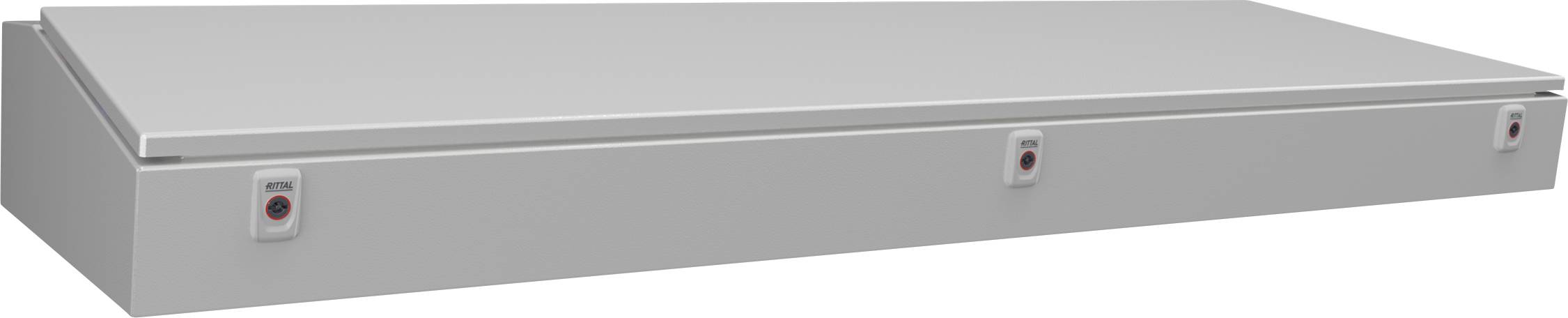 Rittal CX 6712.000 Pult-Gehäuse Mittelteil (B x H) 1200mm x 200mm Stahlblech Grau (RAL 7035) 1St.