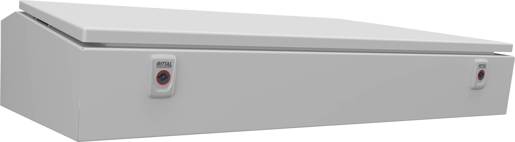 Rittal CX 6711.000 Pult-Gehäuse Mittelteil (B x H) 800mm x 200mm Stahlblech Grau (RAL 7035) 1St.