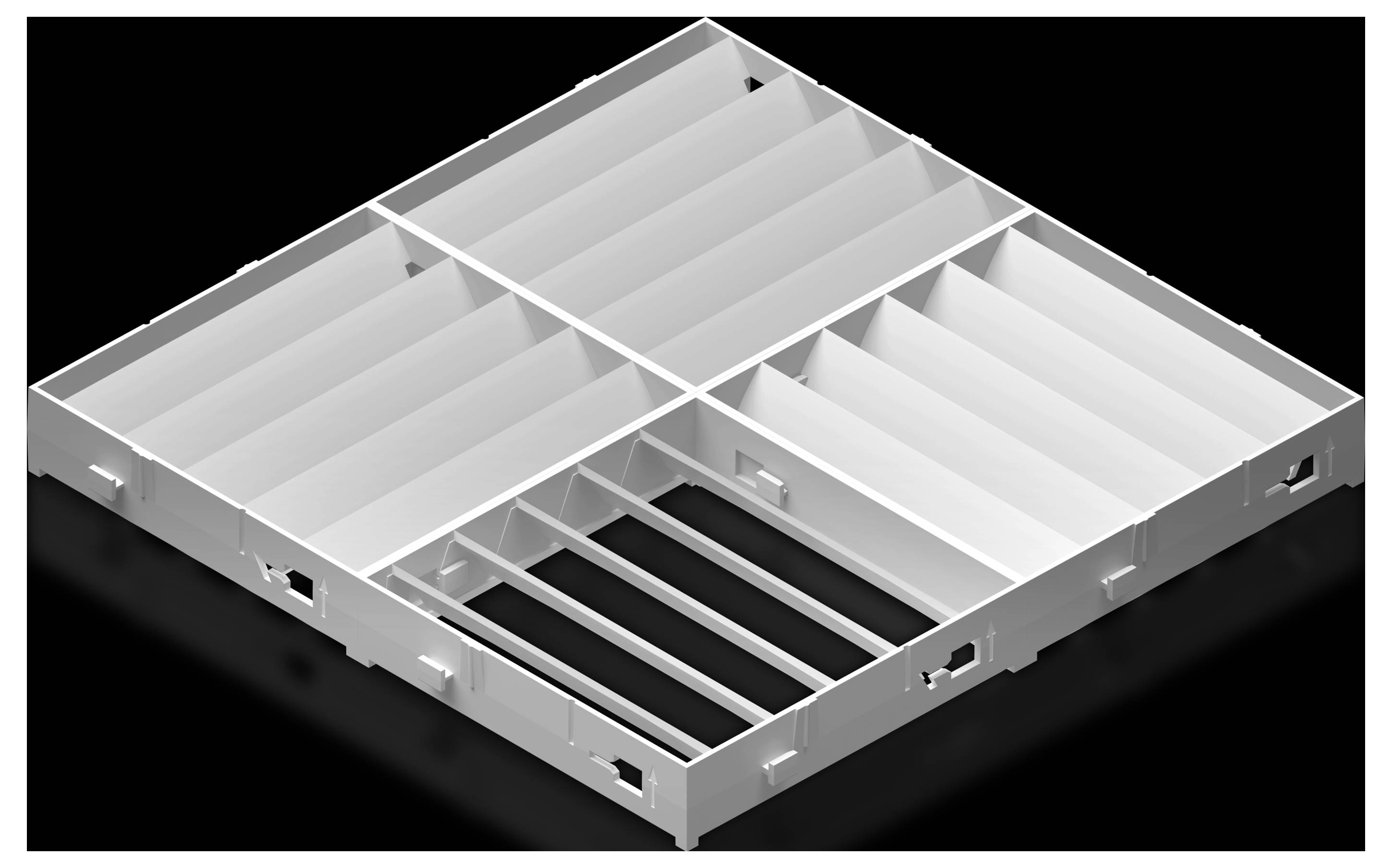 Rittal SK 3213.360 Luftkanal-Adapter (B x H x T) 330 x 330 x 30mm 1St.