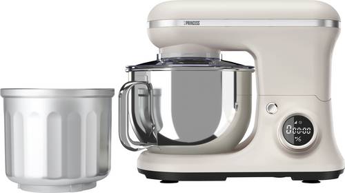 Princess Küchenmaschine 1200 W Creme-Weiß, Edelstahl