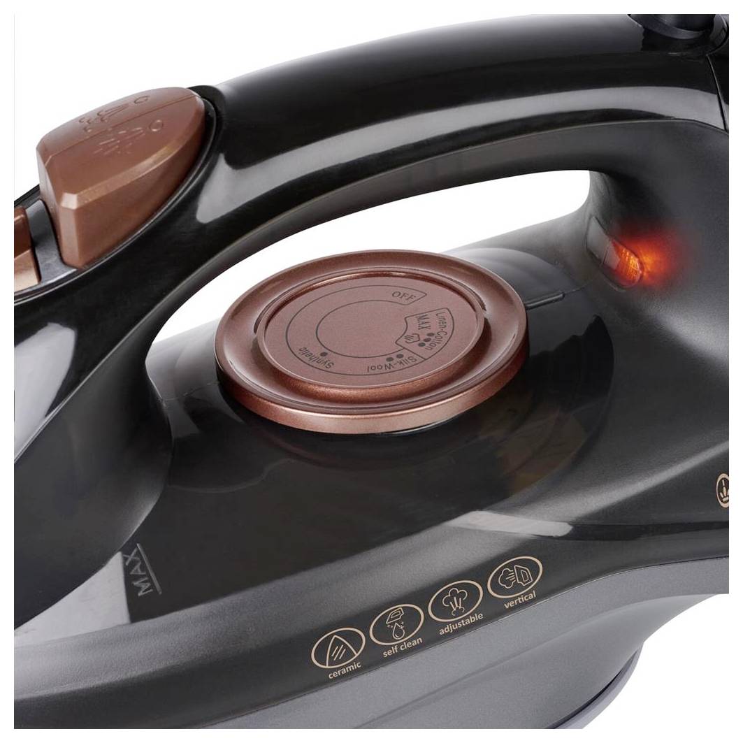 Princess Dampfbügeleisen Schwarz 2600W