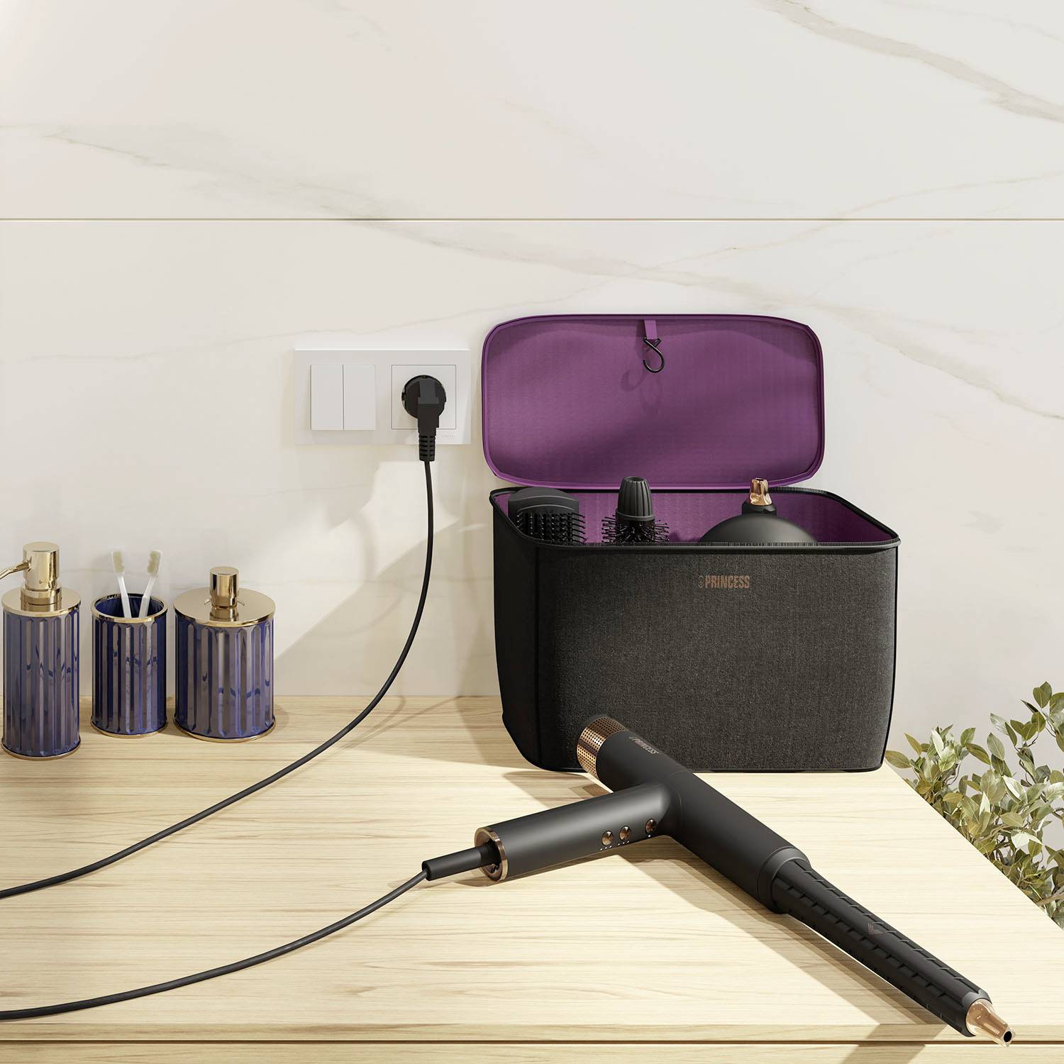 Princess Profi-Airstyler Haartrockner Schwarz