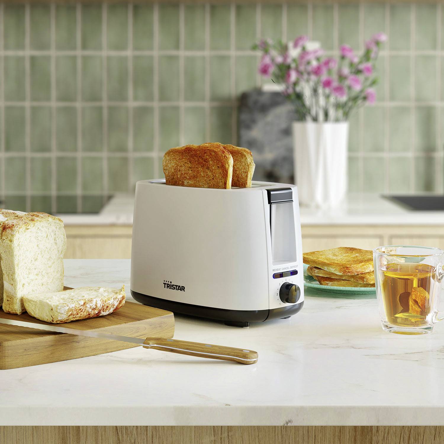 Tristar BR-1055 Toaster Weiß