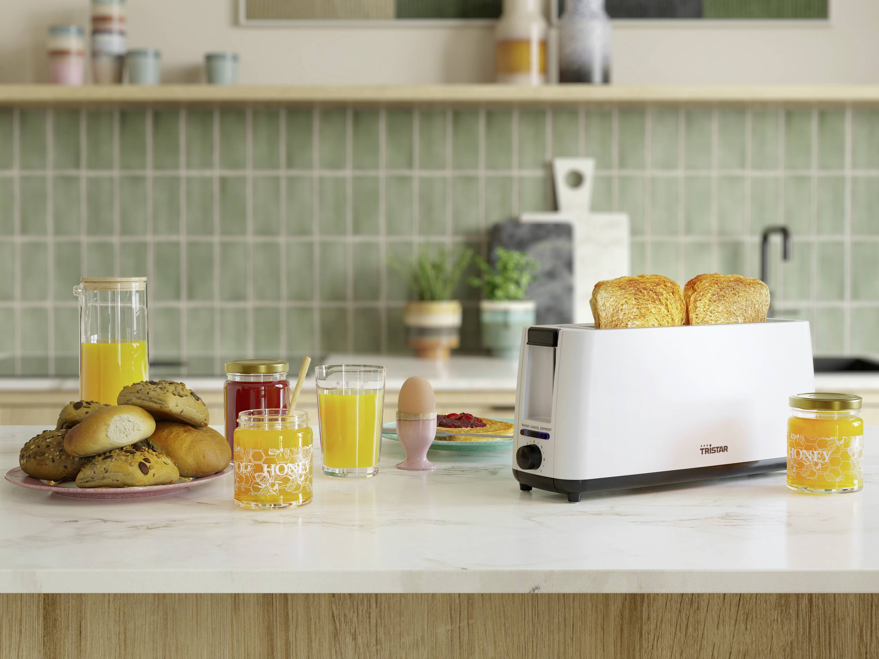 Tristar BR-1056 Toaster Weiß