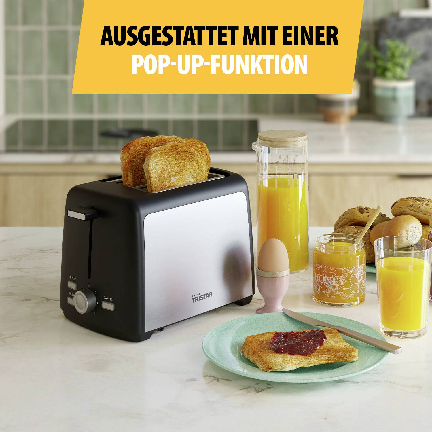 Tristar Toaster Edelstahl