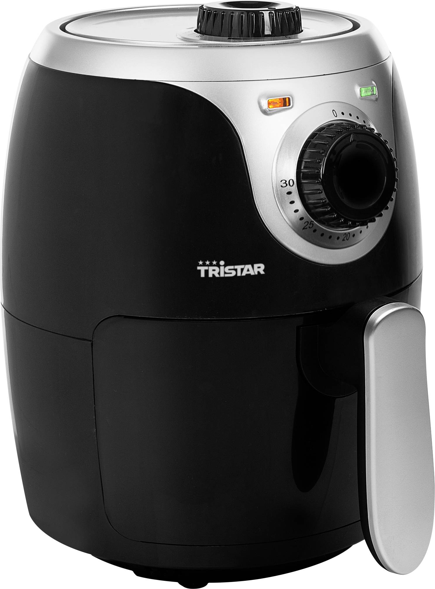 Tristar Heißluft-Fritteuse 2 l 1000 W Schwarz, Silber