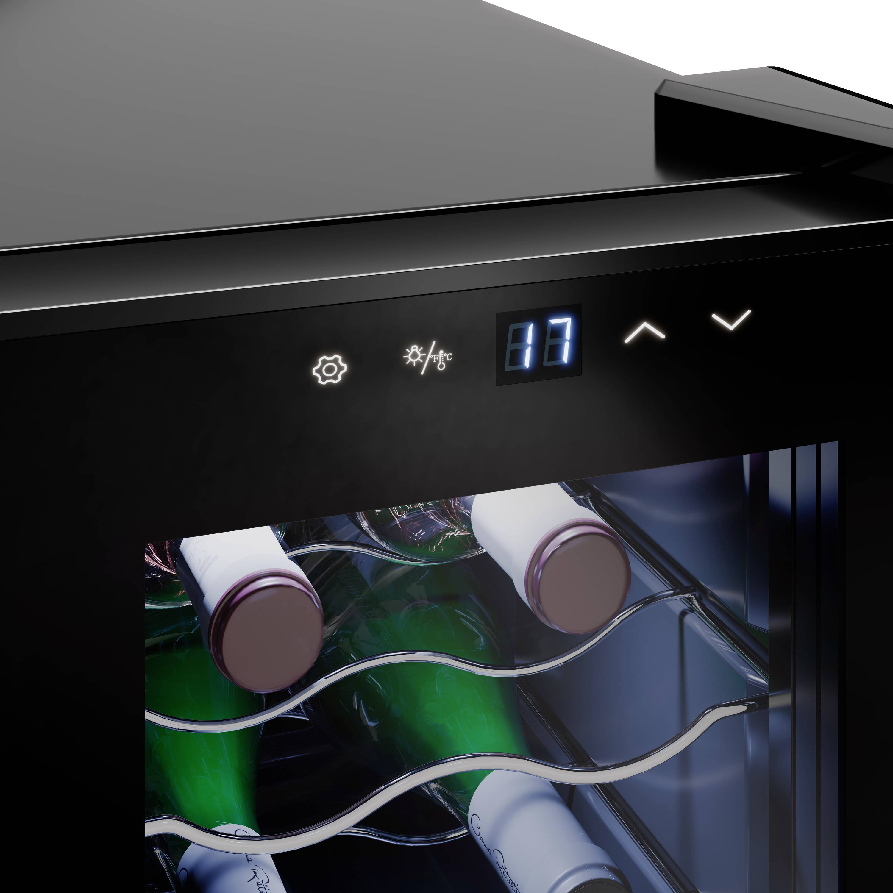 Tristar Flaschenkühler EEK: E (A - G) 17 l Standgerät Schwarz