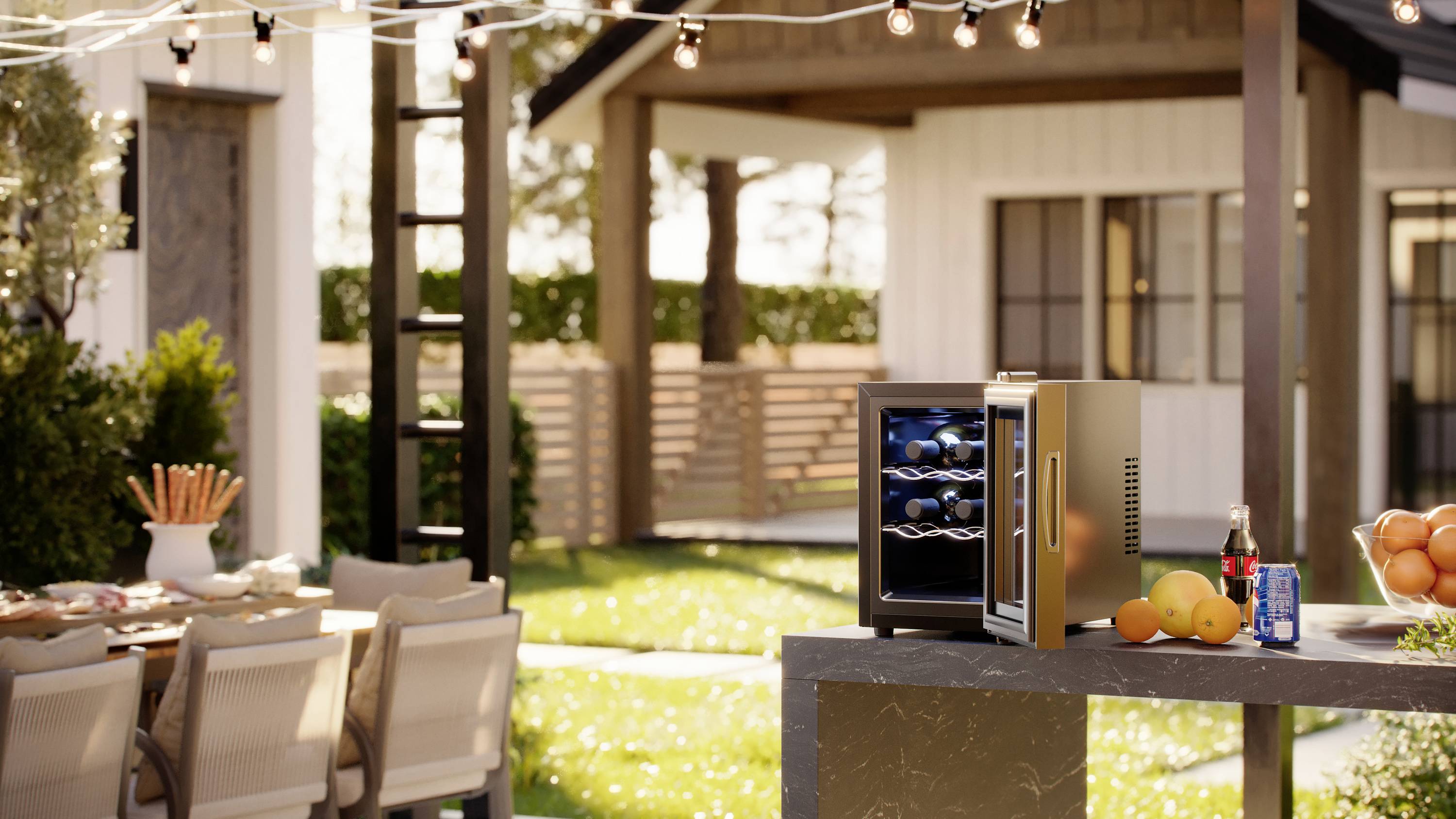 Tristar Flaschenkühler EEK: E (A - G) 17l Standgerät Schwarz