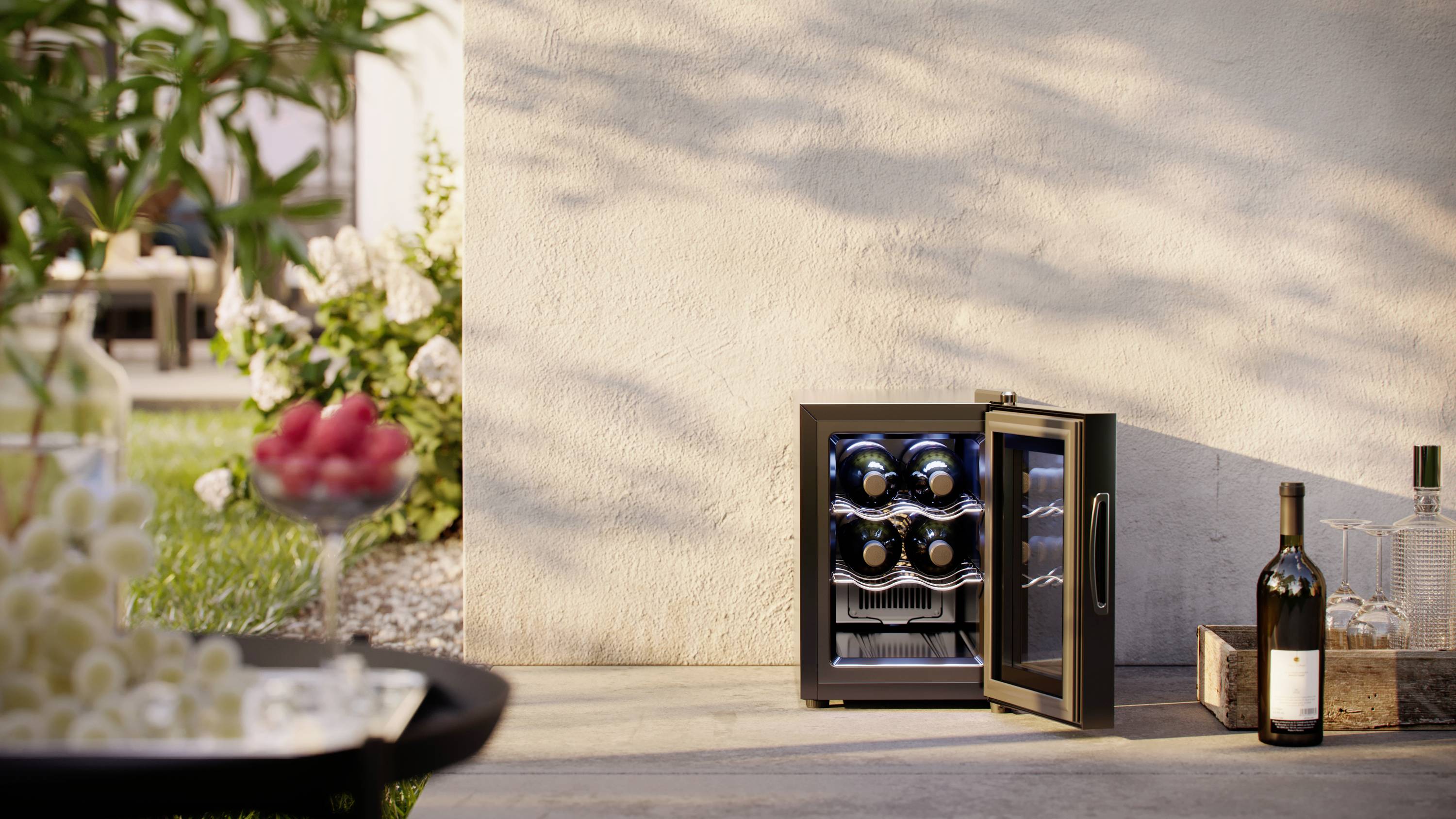 Tristar Flaschenkühler EEK: E (A - G) 17 l Standgerät Schwarz