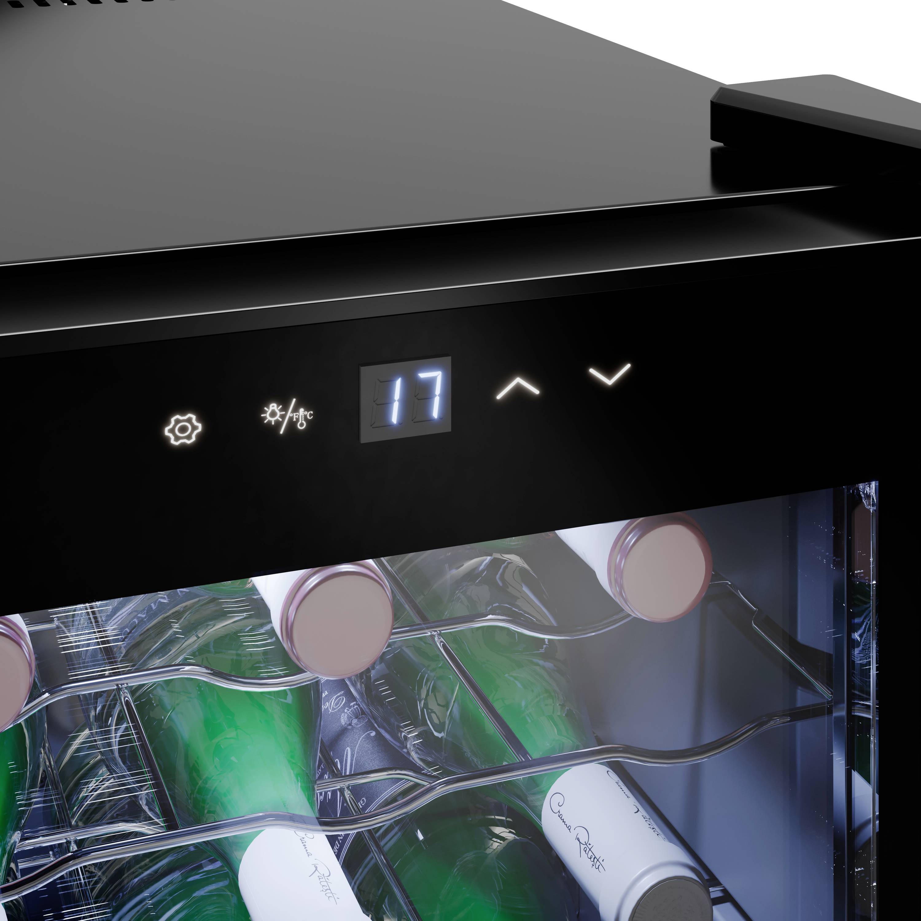 Tristar Flaschenkühler EEK: F (A - G) 58 l Standgerät Schwarz