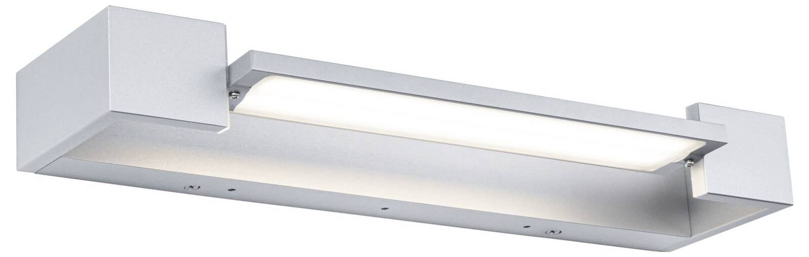 Paulmann Lucille 71206 Bad-Wandleuchte 11W Warmweiß Aluminium (matt)